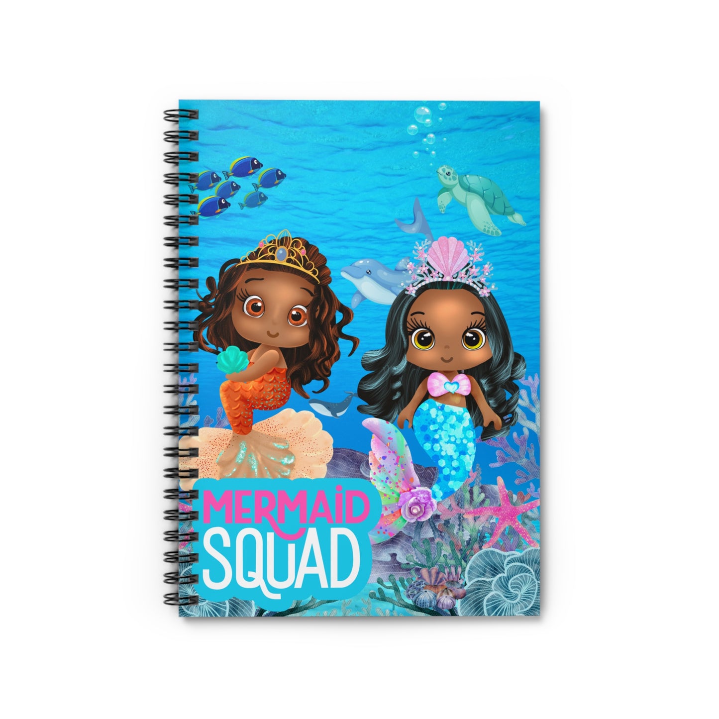 Mermaid Squad Spiral Notebook - Ruled Line