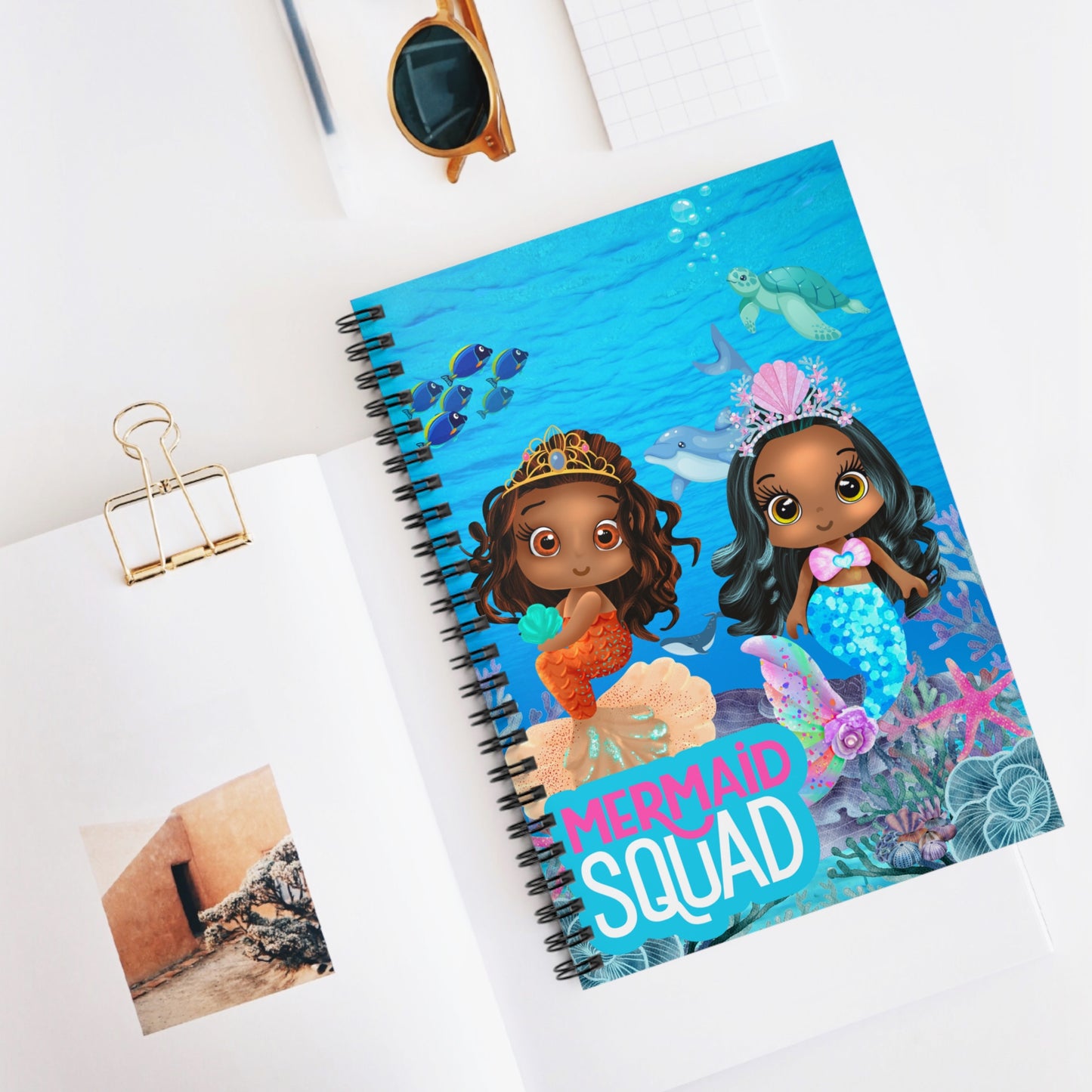 Mermaid Squad Spiral Notebook - Ruled Line