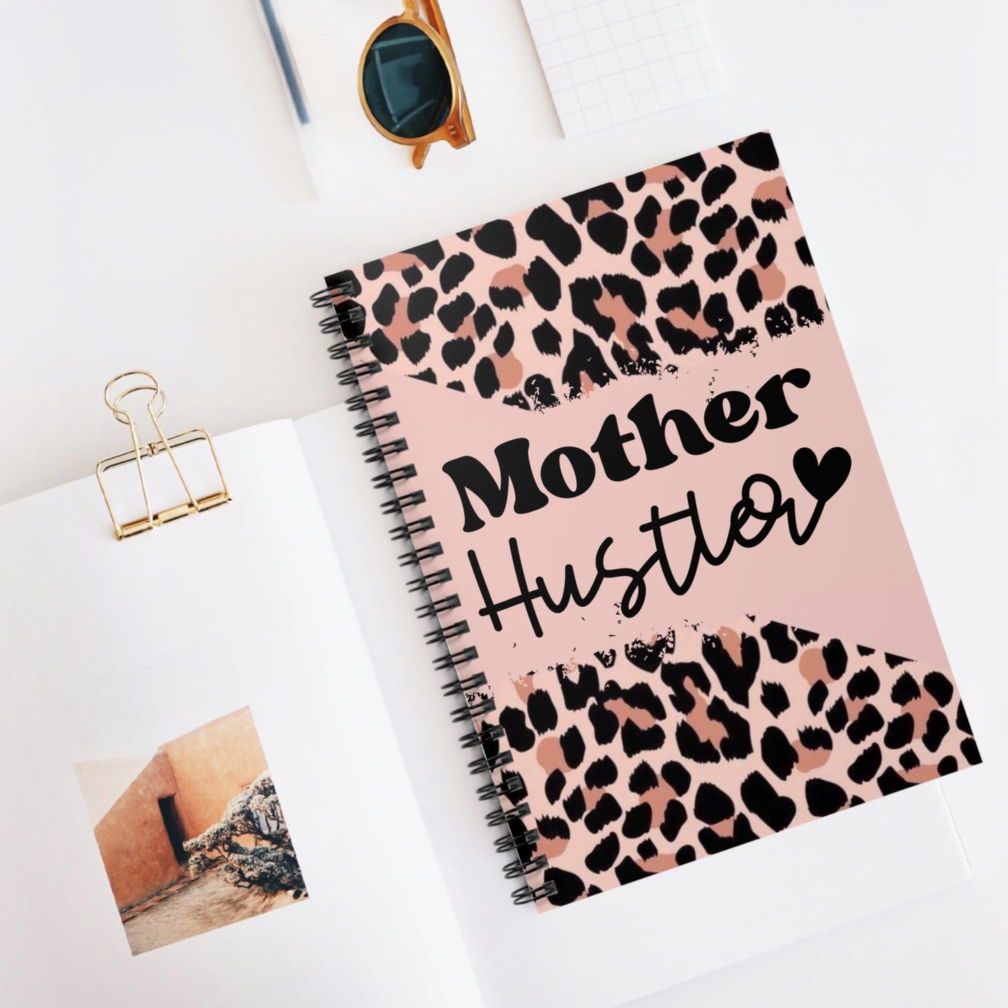 Mother Hustler Spiral Notebook - Ruled Line
