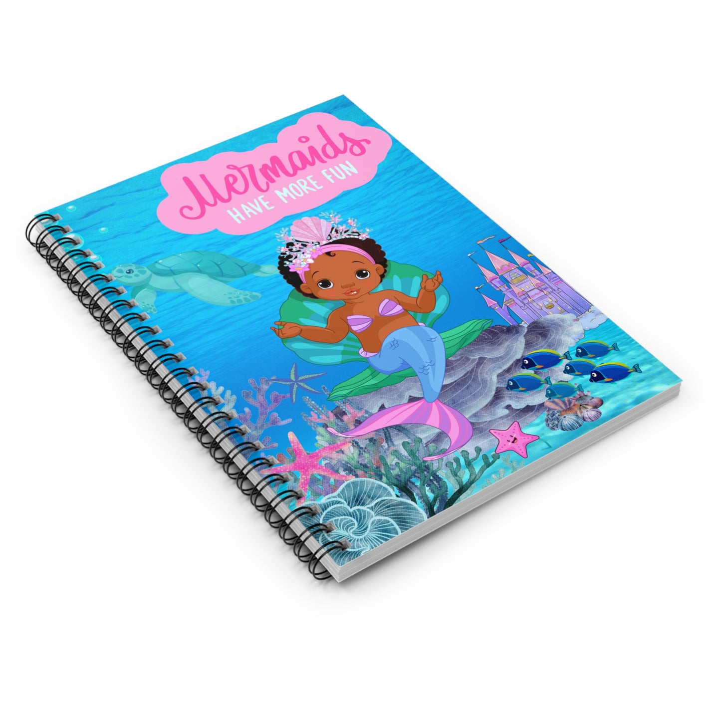 Mermaids Have More Fun Spiral Notebook - Ruled Line