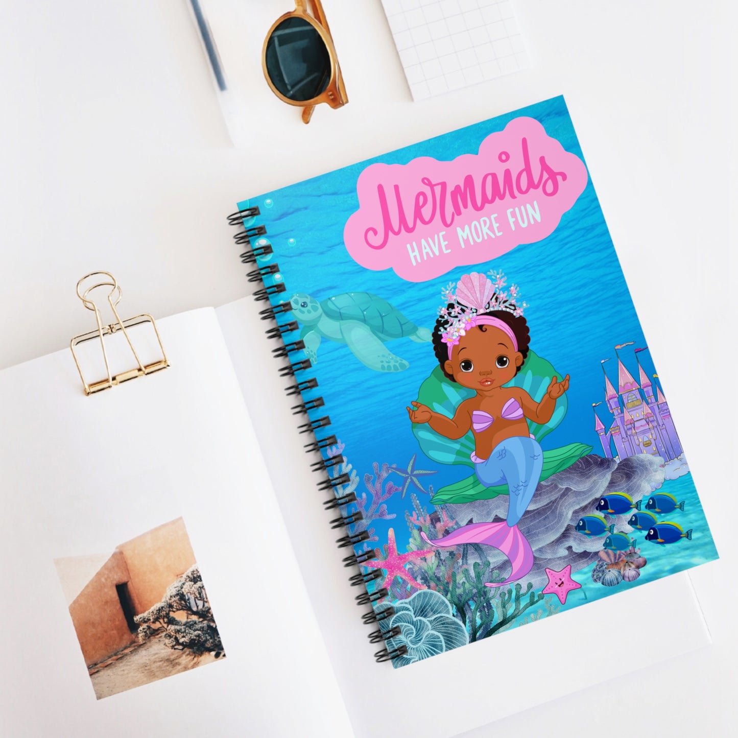 Mermaids Have More Fun Spiral Notebook - Ruled Line