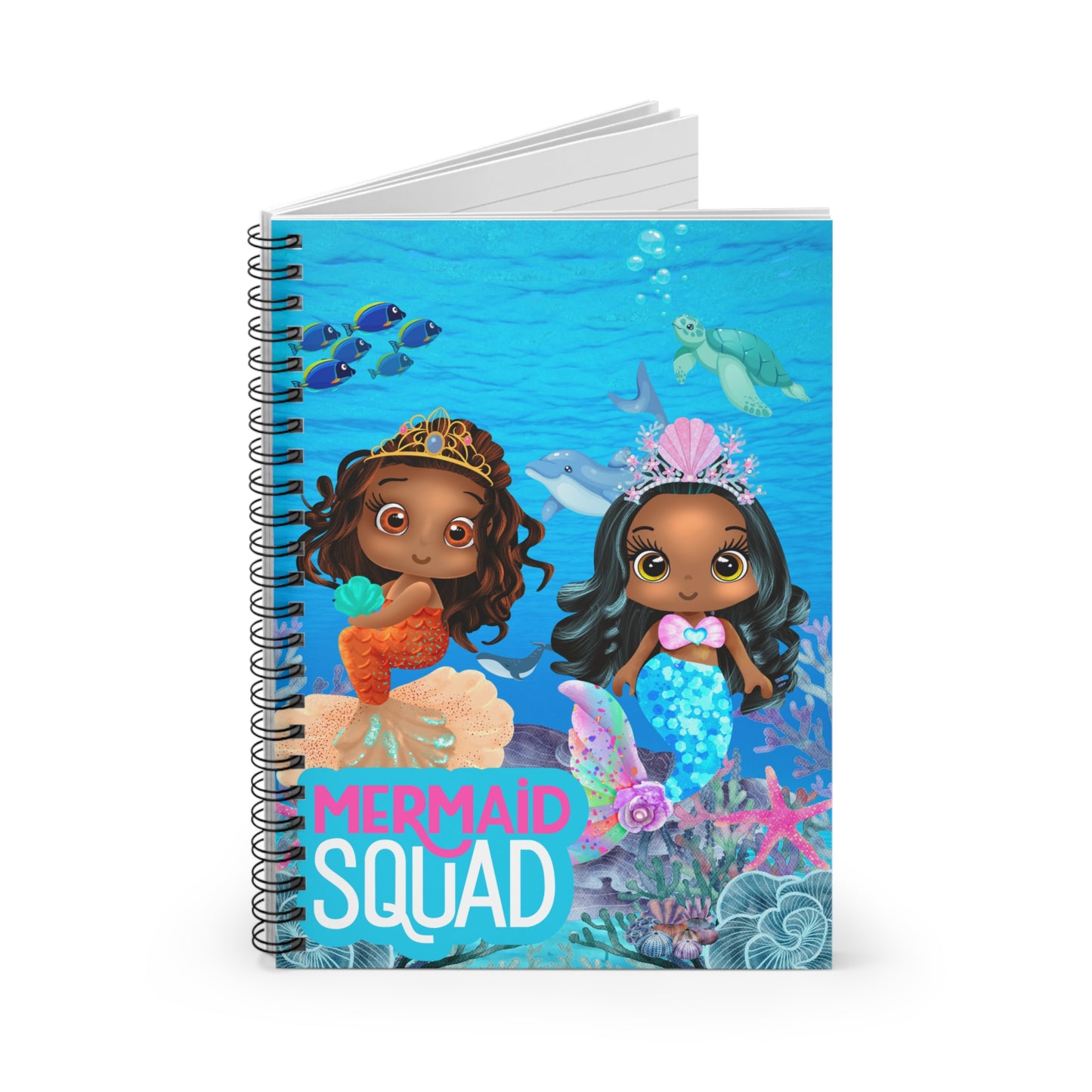 Mermaid Squad Spiral Notebook - Ruled Line