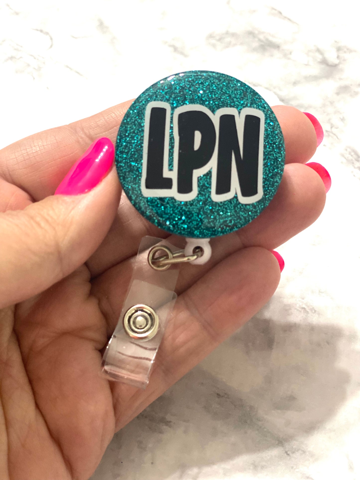 RTS- Teal LPN Badge Reel