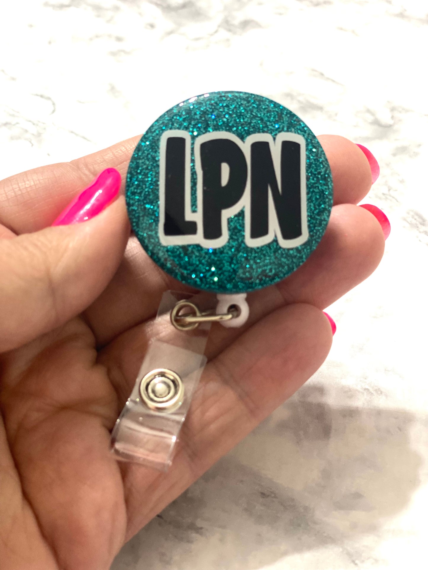 RTS- Teal LPN Badge Reel