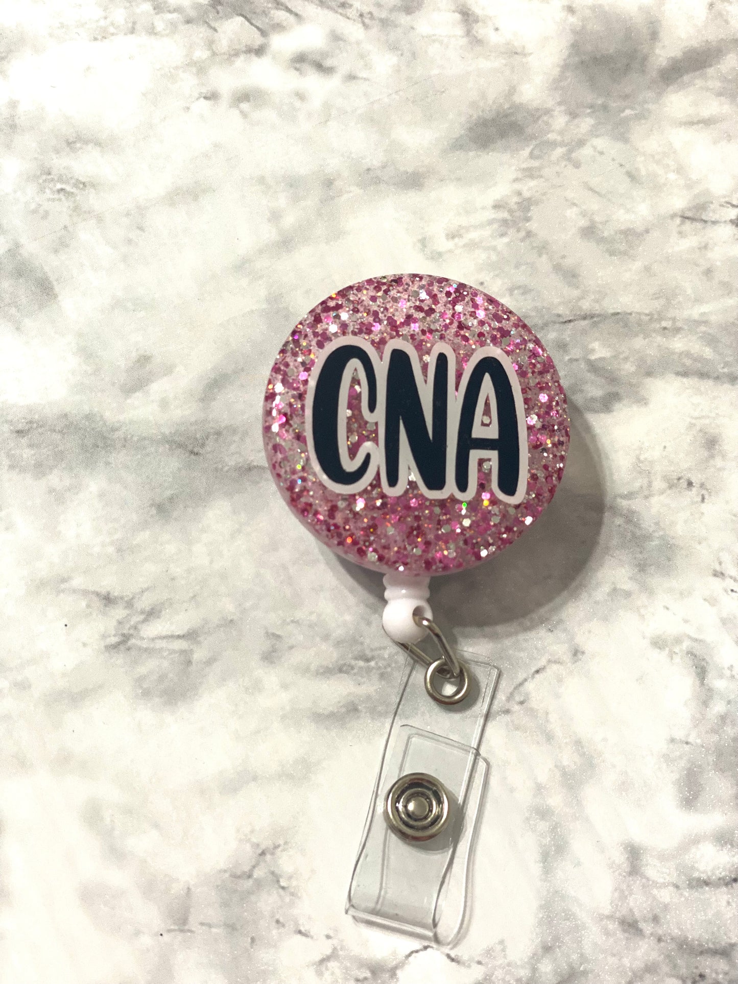 RTS- Pink Mix CNA Badge Reel