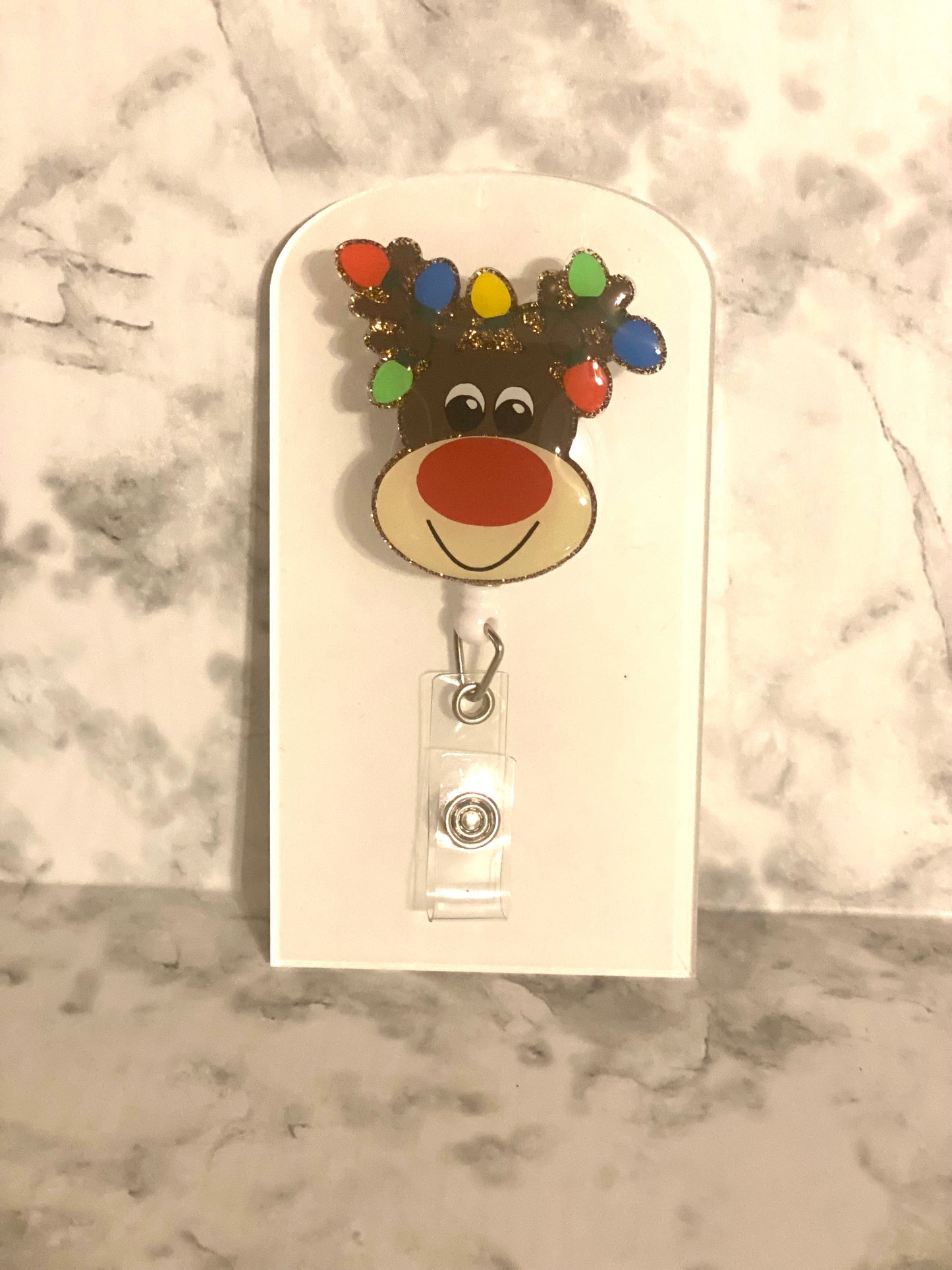 Reindeer Badge Reel