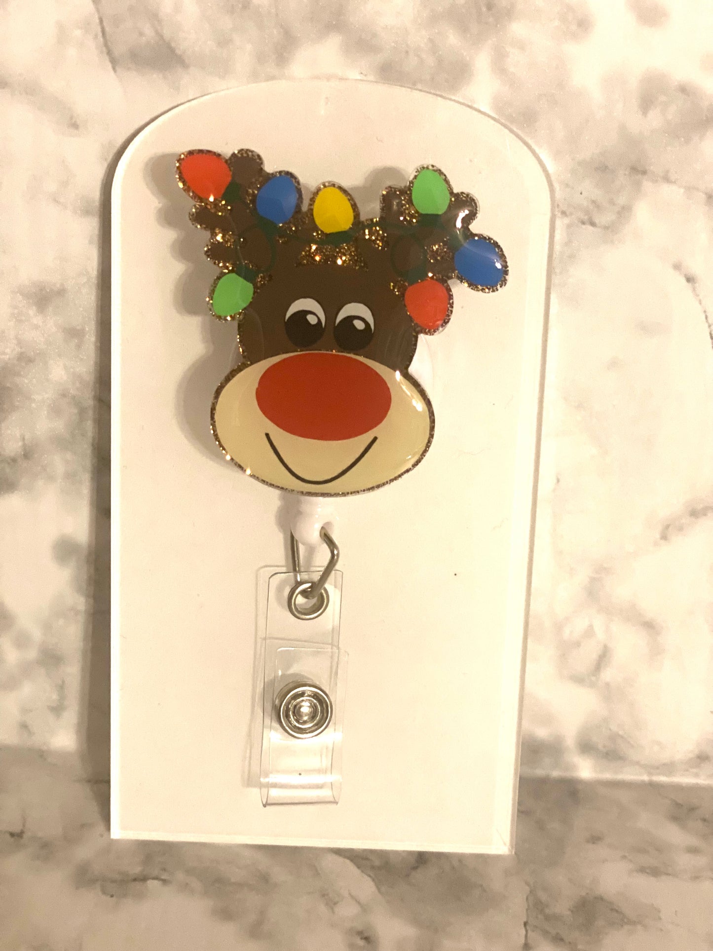 Reindeer Badge Reel