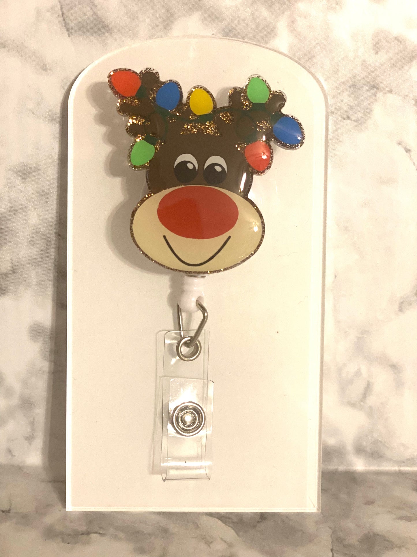 Reindeer Badge Reel