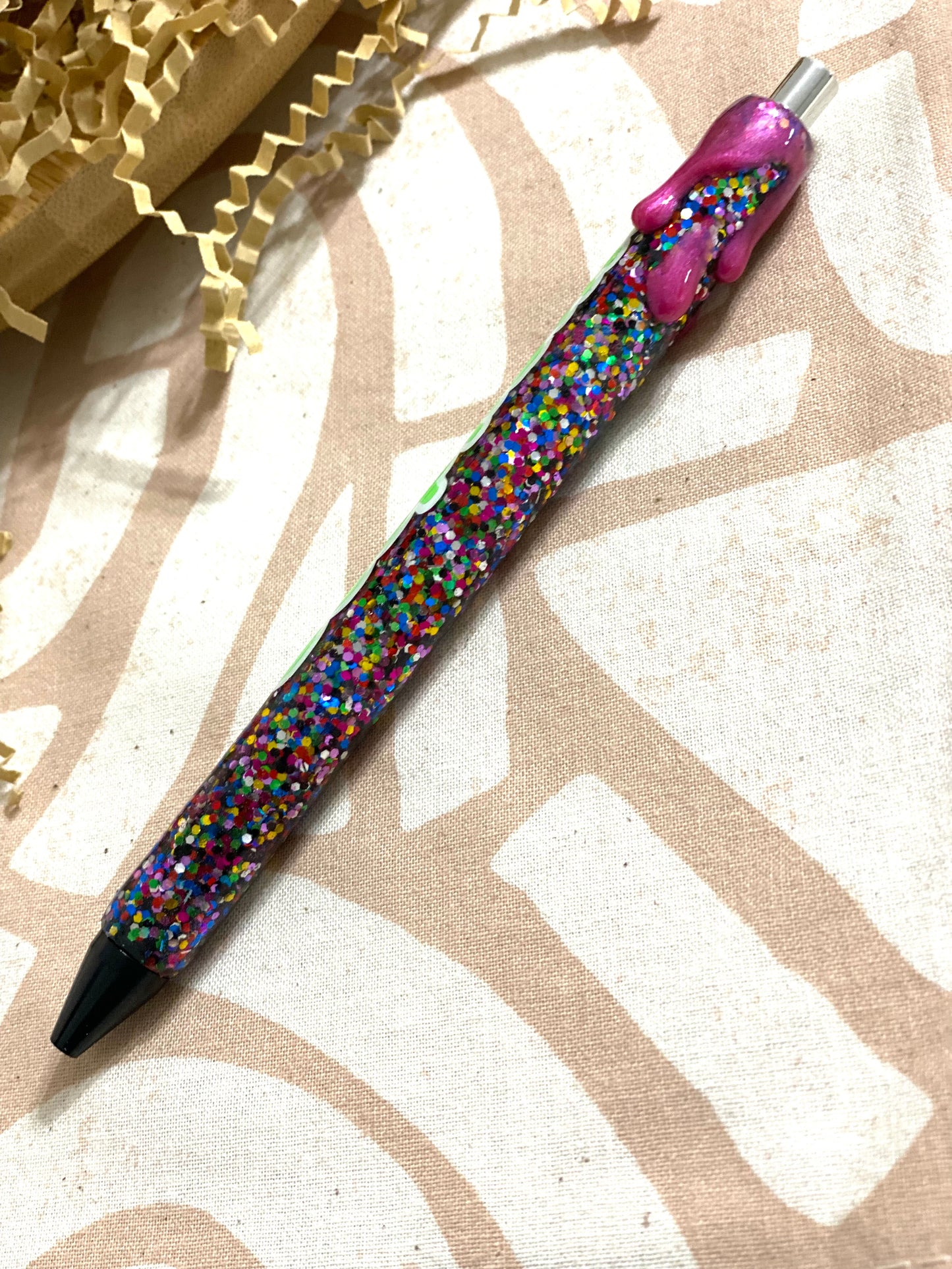 Papermate Ink Joy Glitter pen with Drip Personalized