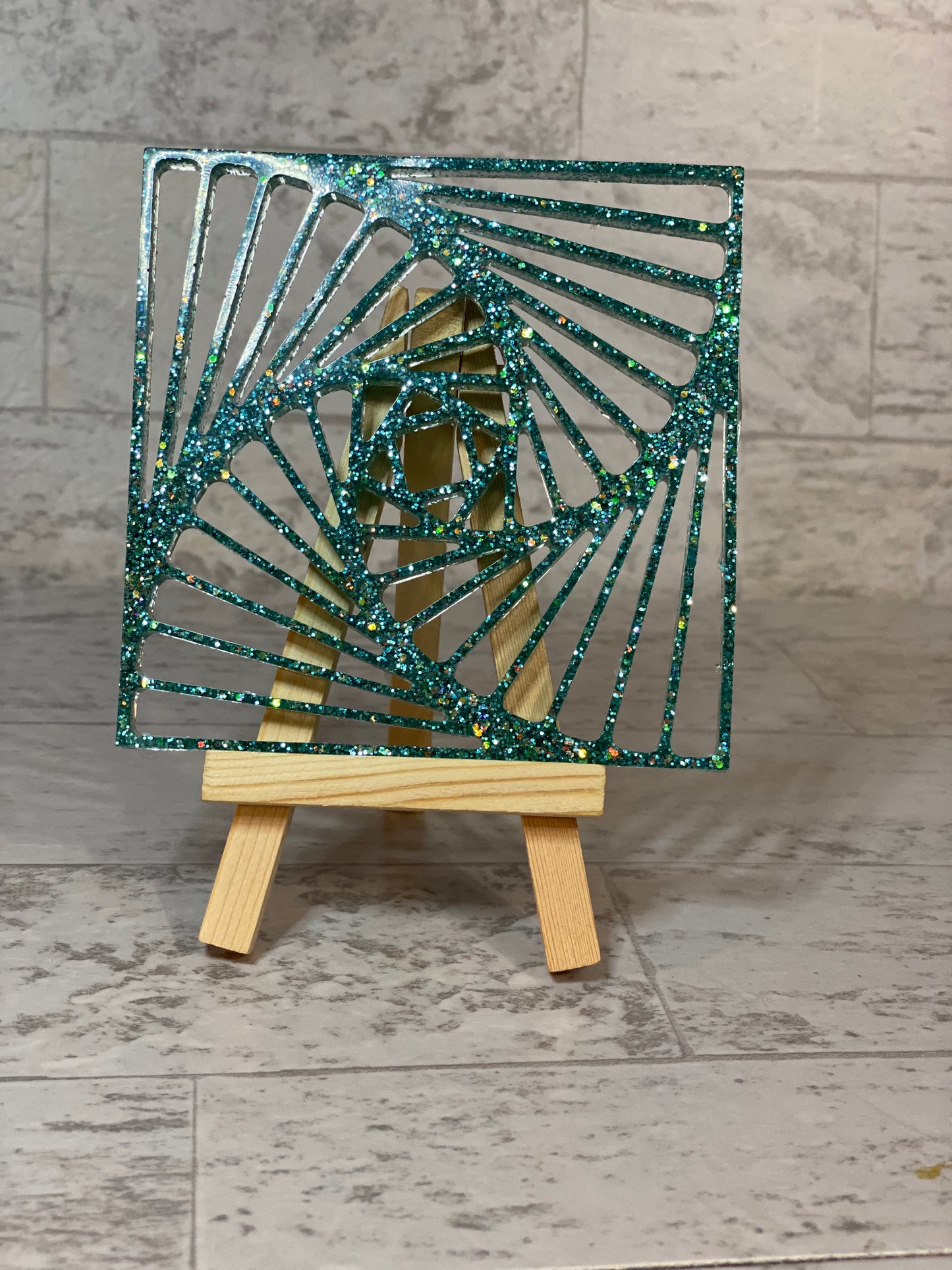 Square Abstract Coaster