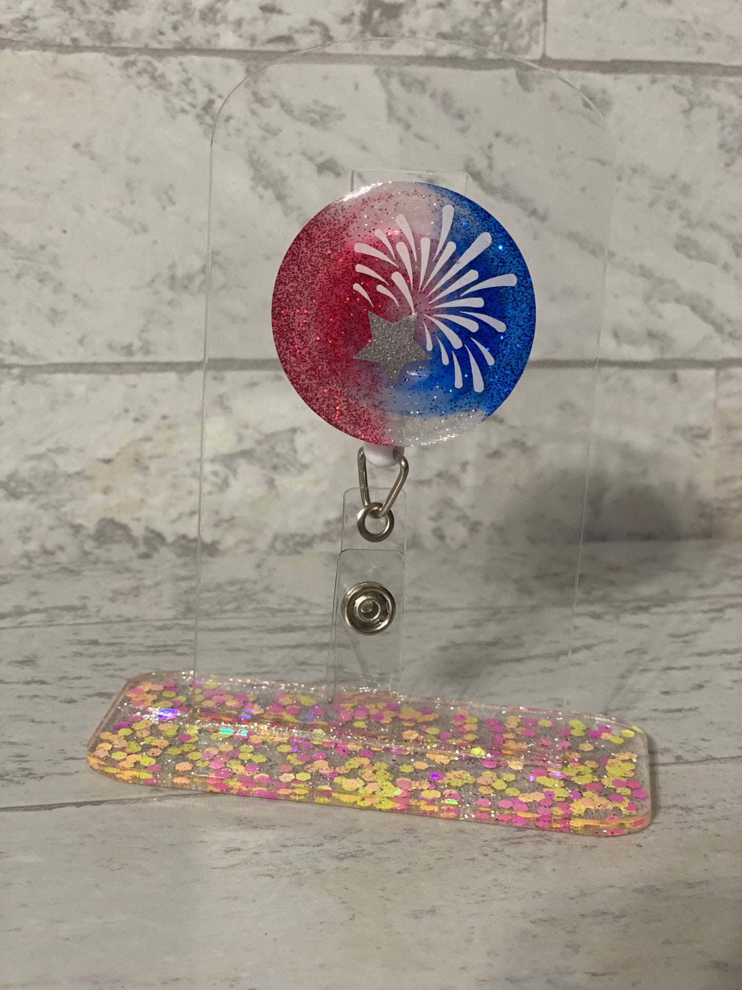 Firework Badge Reel