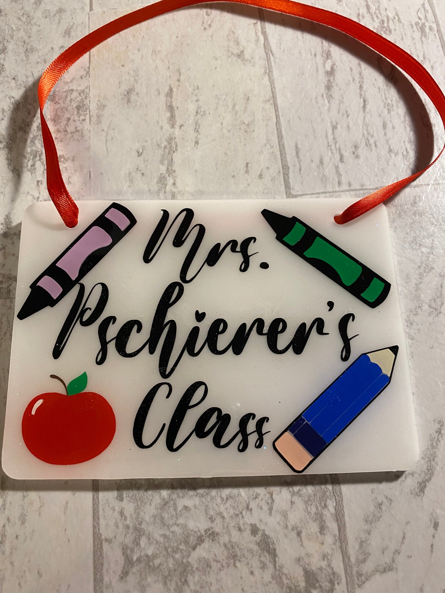 Personalized Teacher Classroom Signs