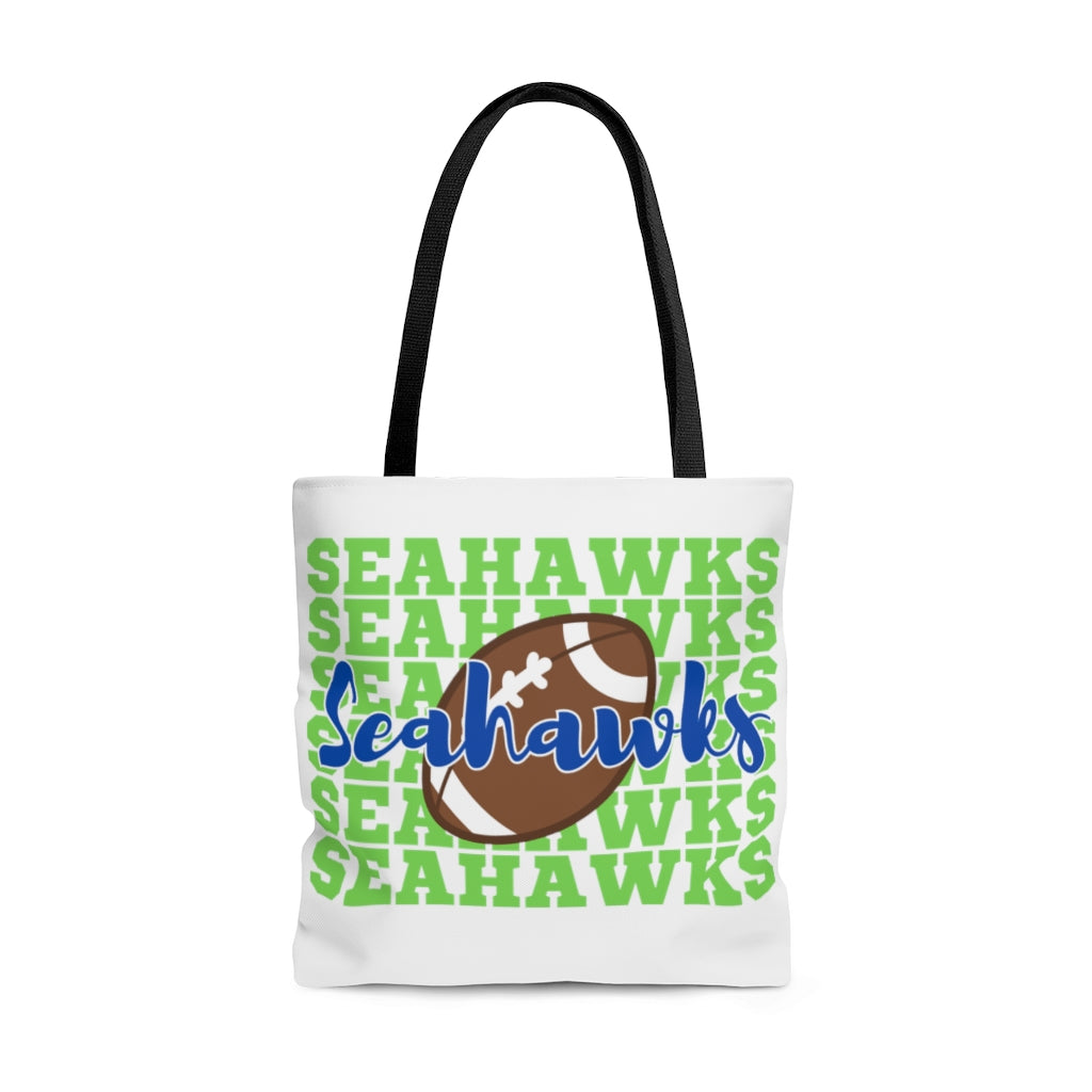 Seahawks Football Tote Bag