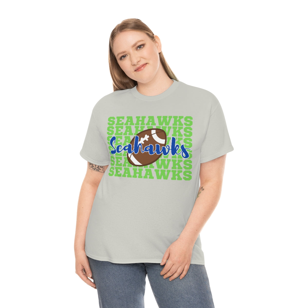 Unisex Heavy Cotton Tee Seahawks Football