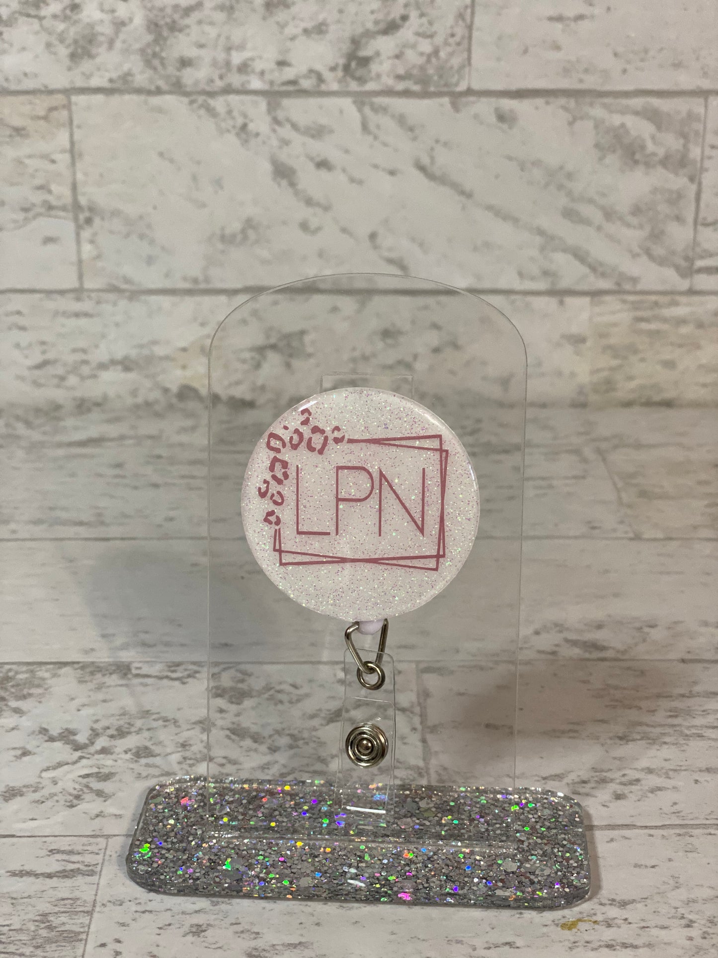 Leopard Print Title Badge Reel