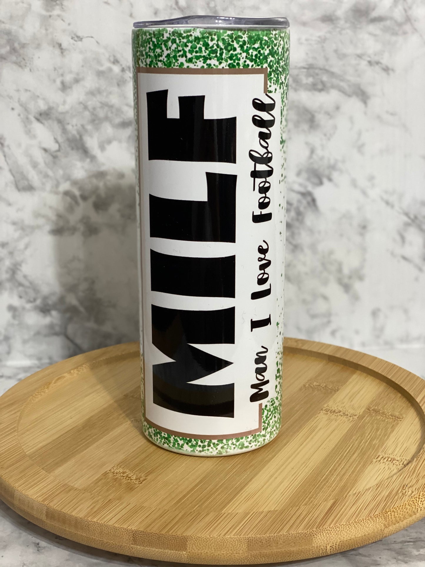 20 oz MILF- Man I Love Football Sublimation Tumbler