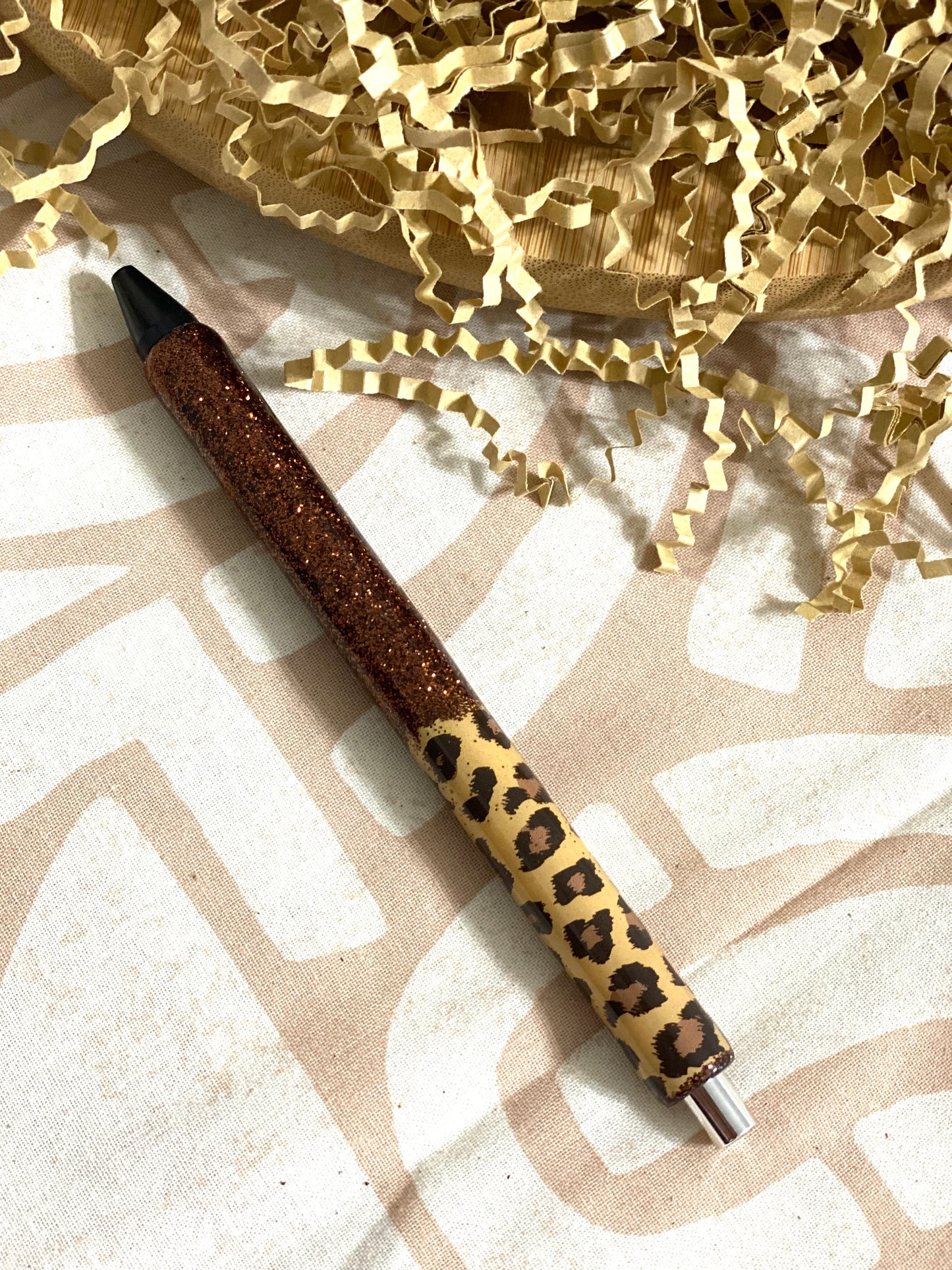 Papermate Ink Joy Glitter Pen Leopard Print