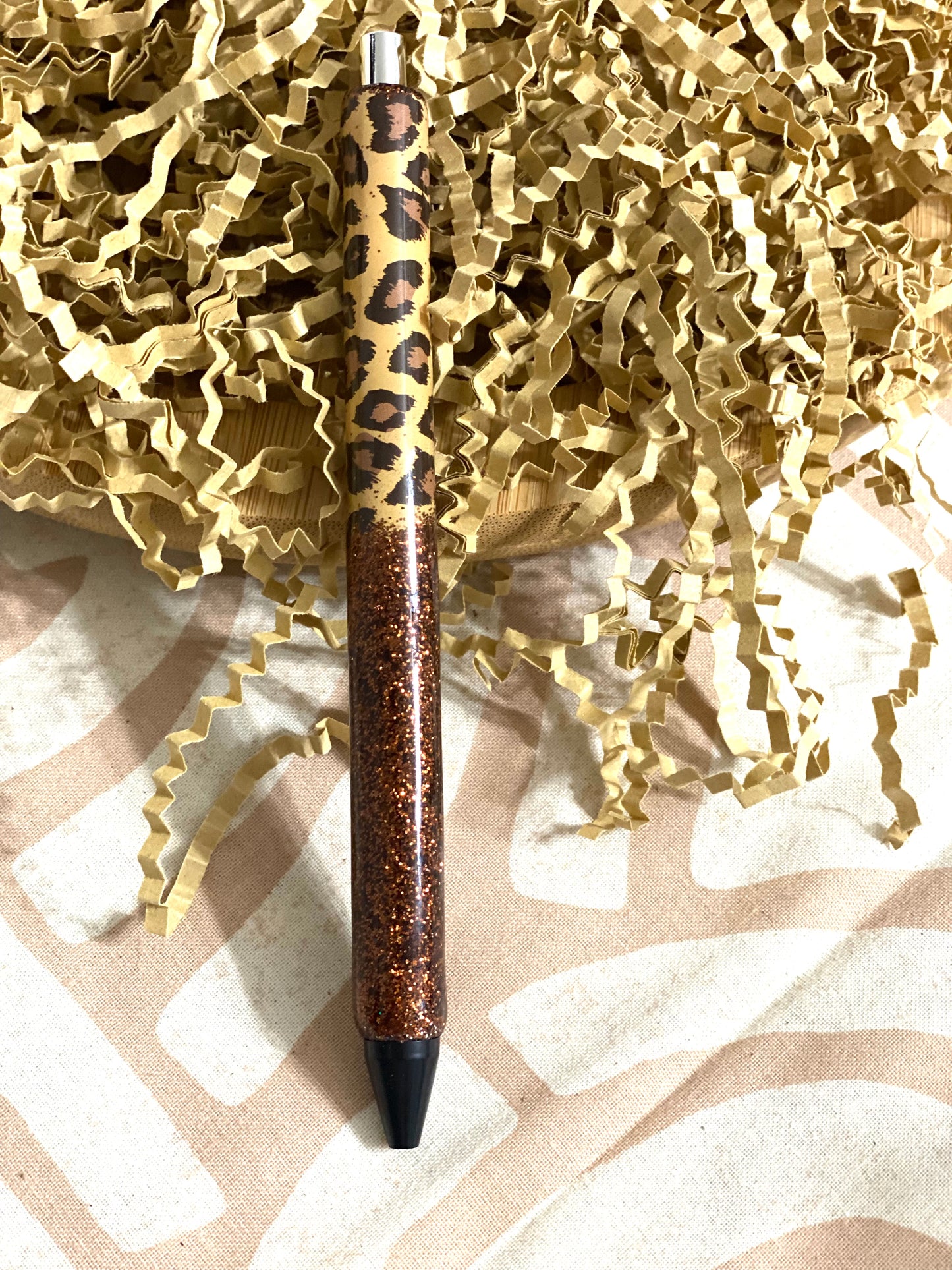 Papermate Ink Joy Glitter Pen Leopard Print