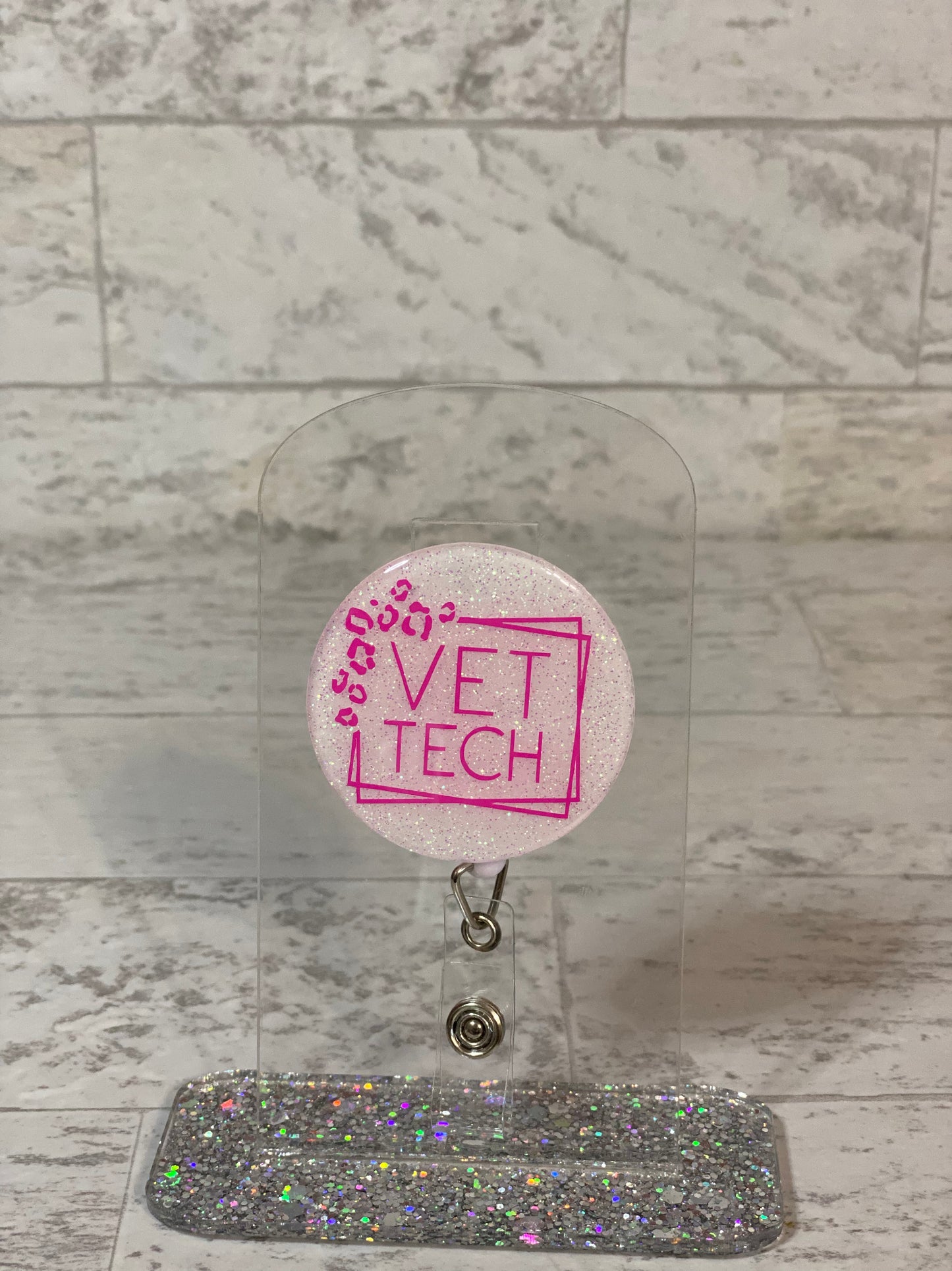 Leopard Print Title Badge Reel