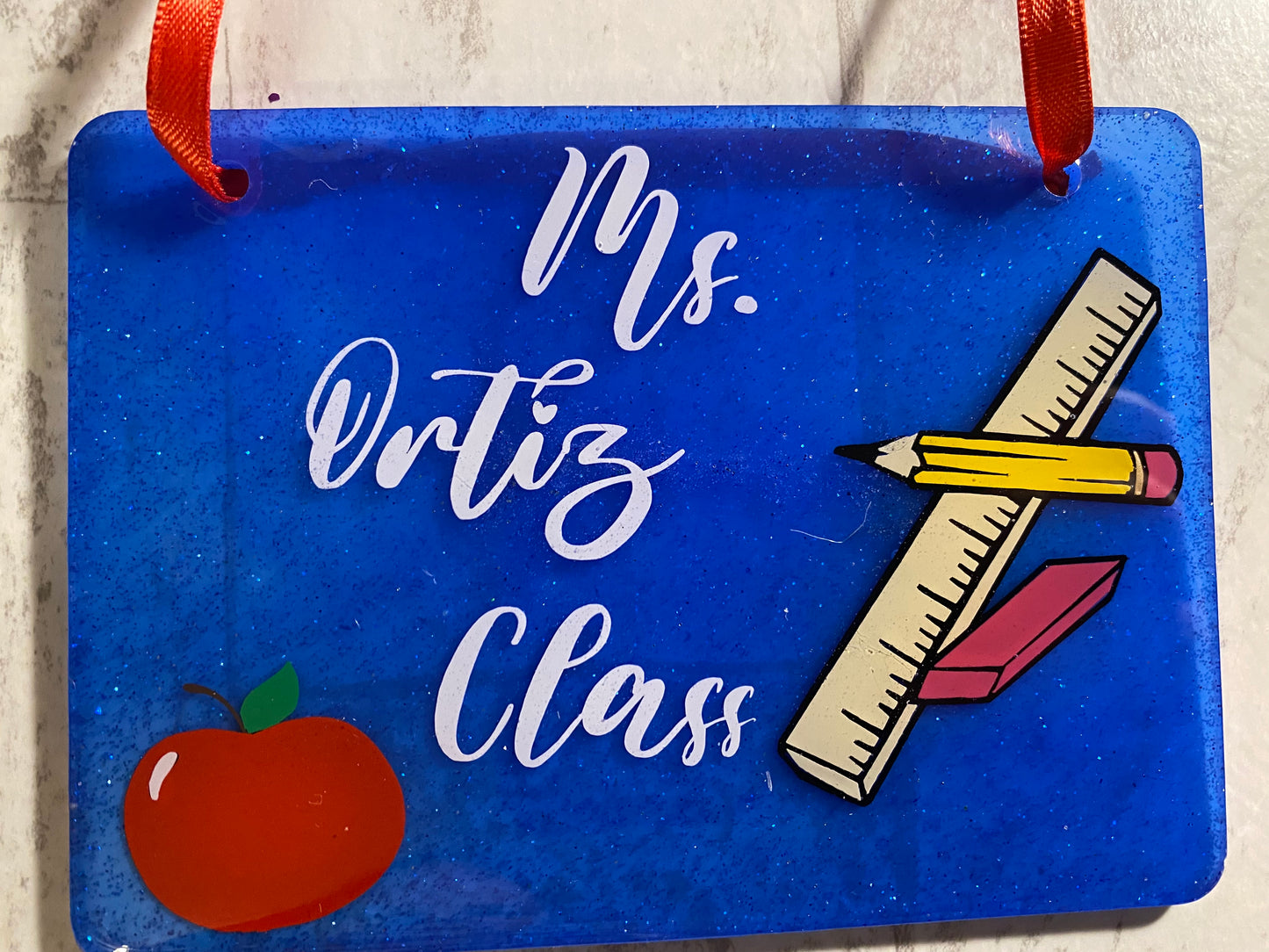 Personalized Teacher Classroom Signs