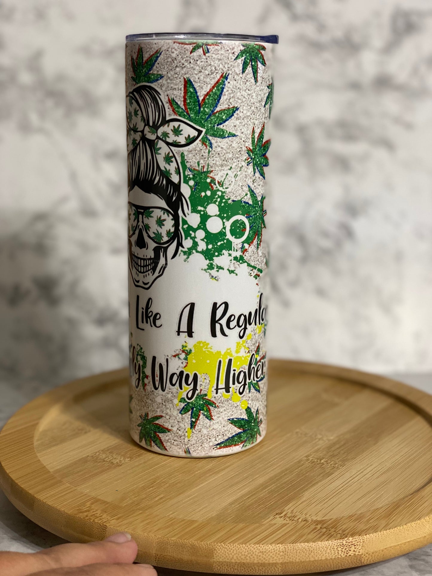 20 oz Weed Mom Sublimation Tumbler