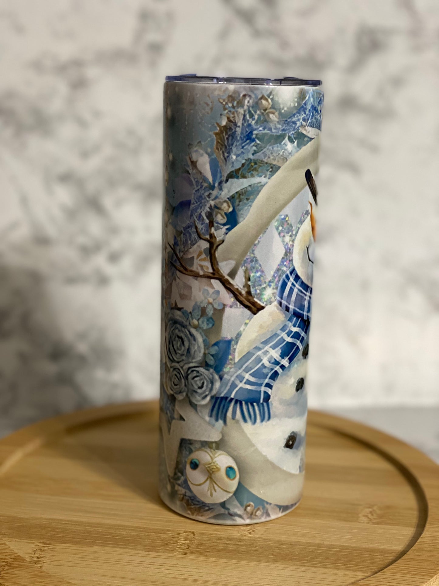 20 oz Classic Snowman Sublimation Tumbler