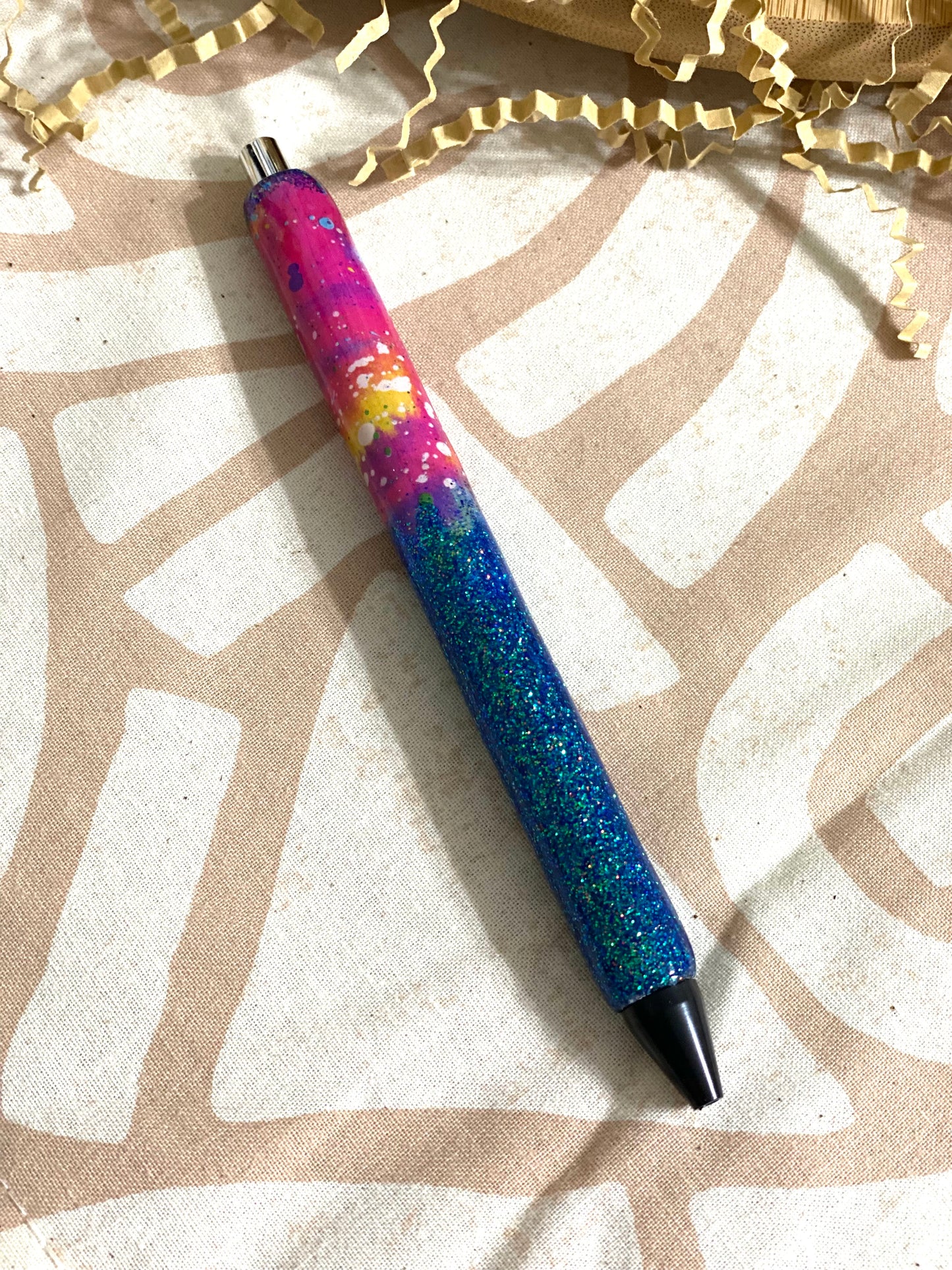 Papermate Ink Joy Glitter Pen Splatter Print