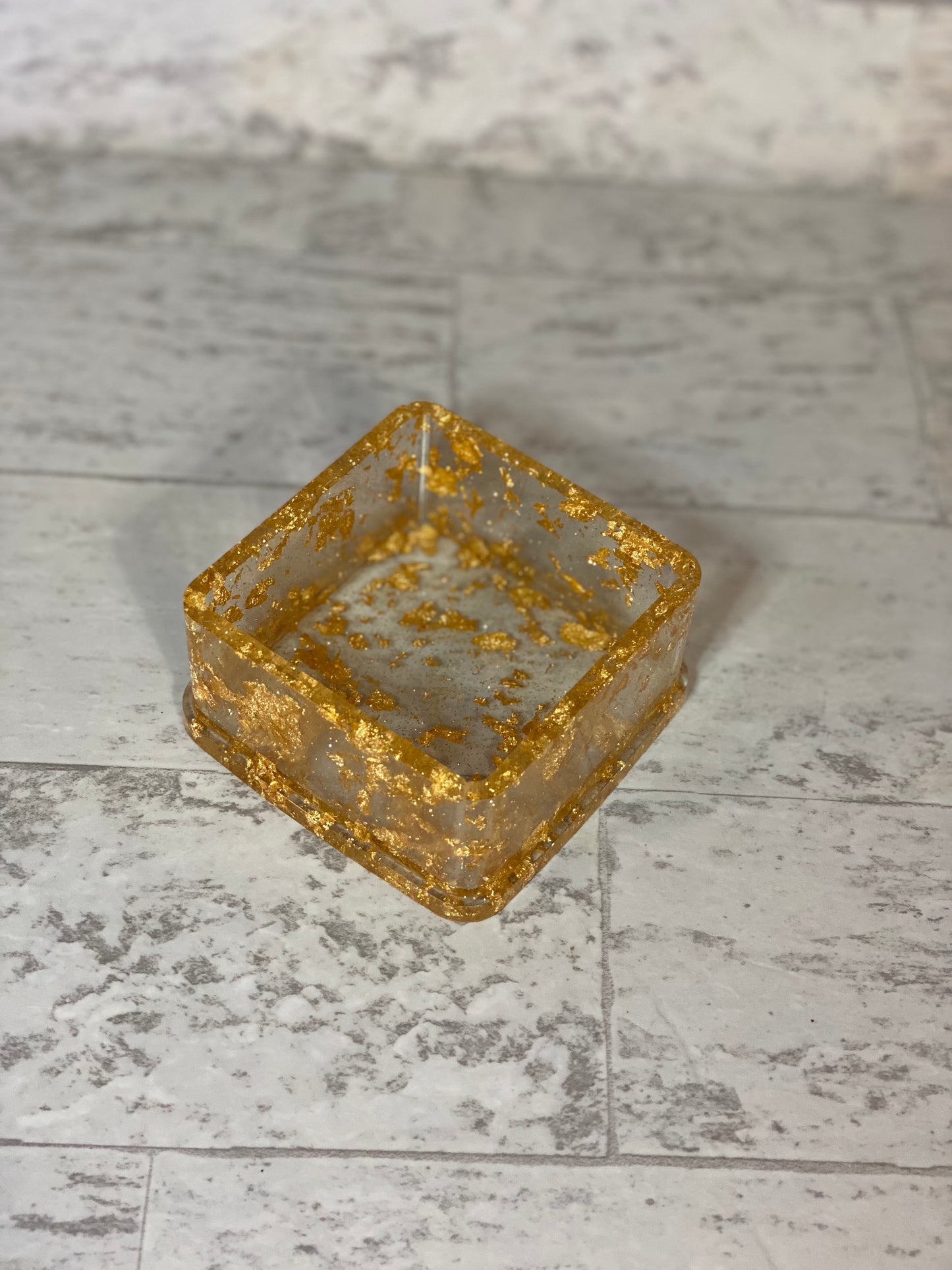 Gold Flake Small Dish