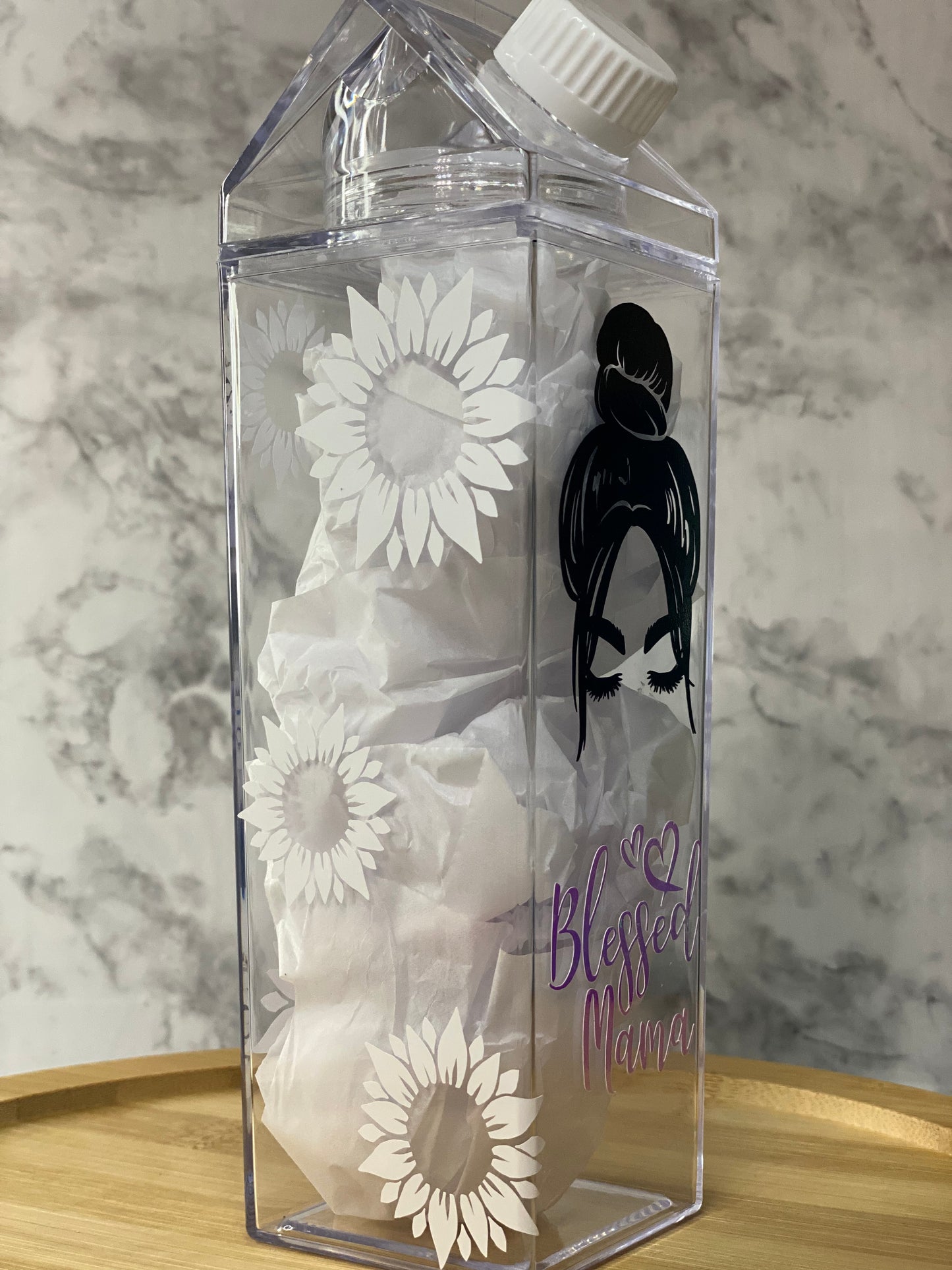 Blessed Mama Milk Carton Water Bottle