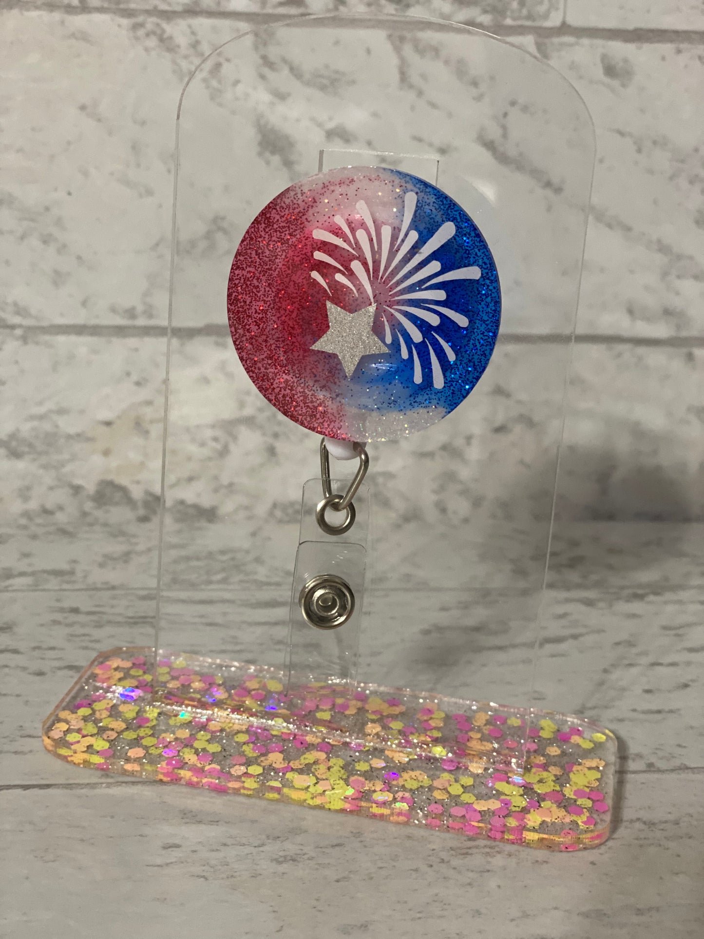 Firework Badge Reel