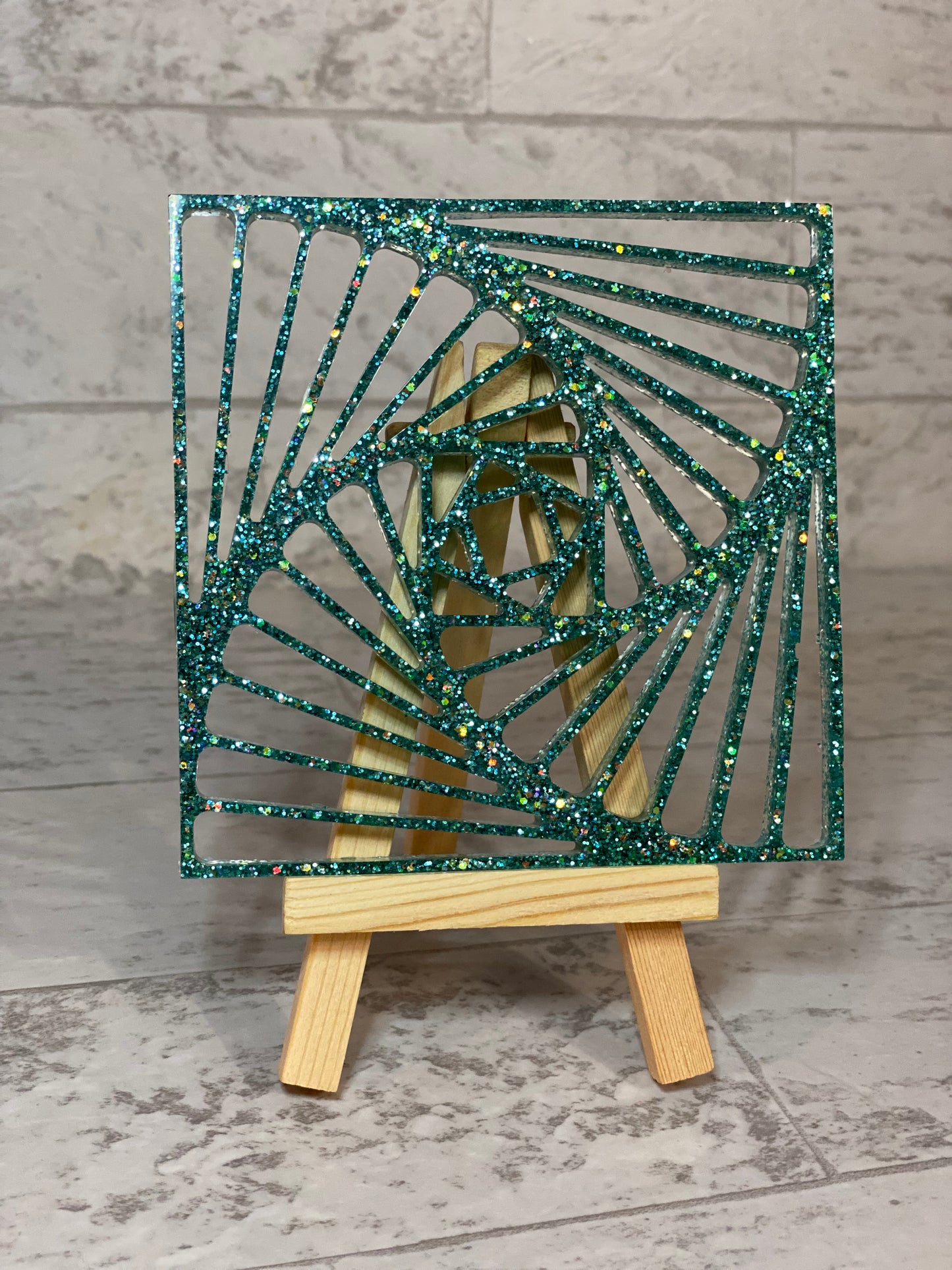 Square Abstract Coaster