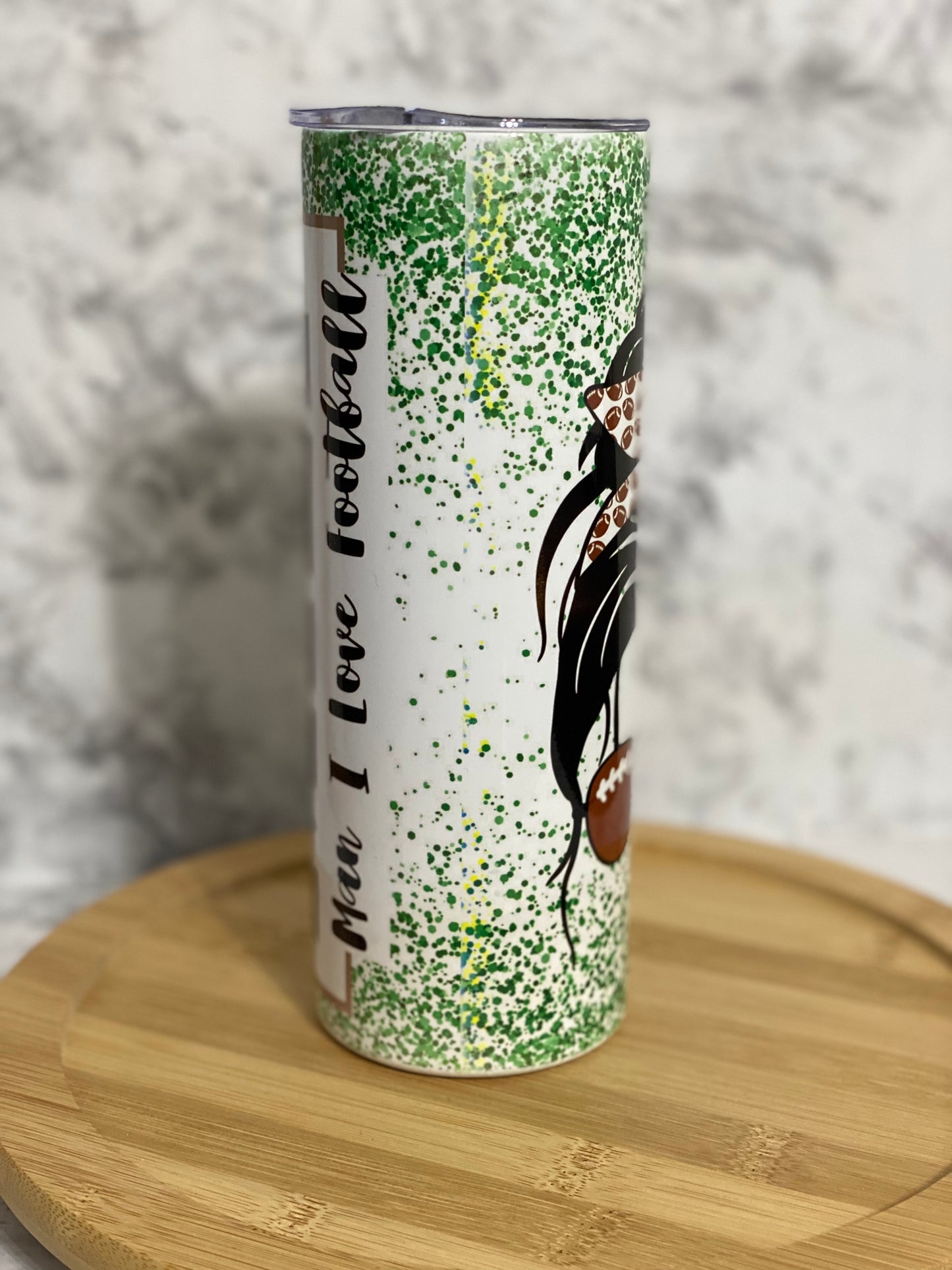 20 oz MILF- Man I Love Football Sublimation Tumbler