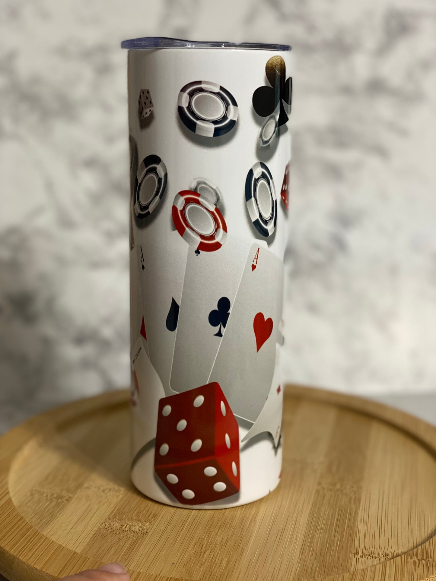 20 oz Casino Sublimation Tumbler