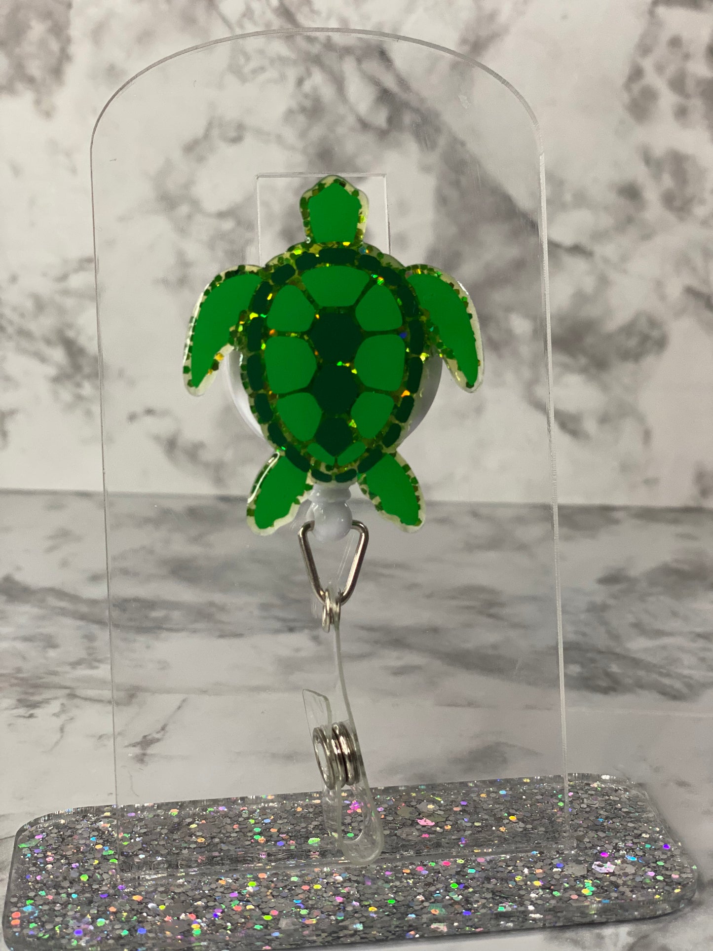 Sea Turtle Badge Reel