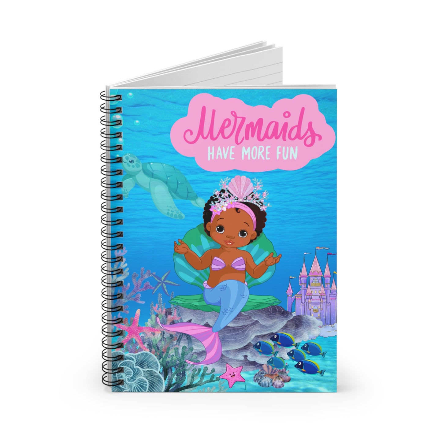 Mermaids Have More Fun Spiral Notebook - Ruled Line