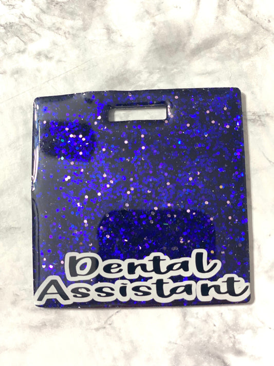 RTS- Purple Dental Assistant Badge Buddy