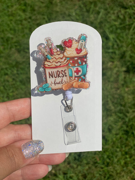 Nurse Fuel Badge Reel