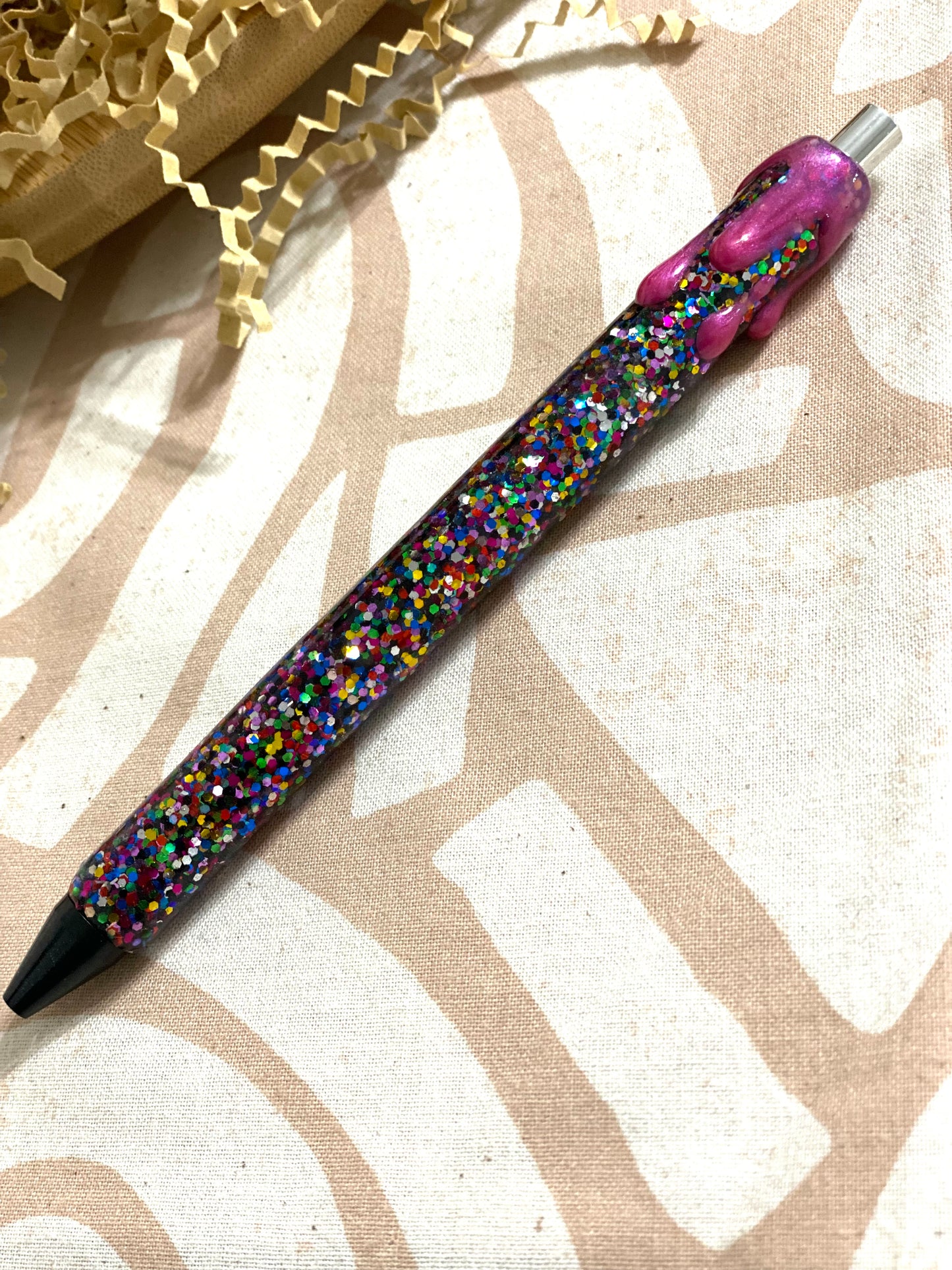 Papermate Ink Joy Glitter pen with Drip Personalized