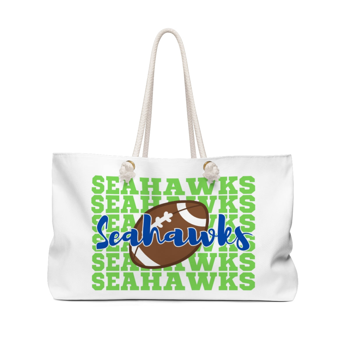 Seahawks Football Weekender Bag
