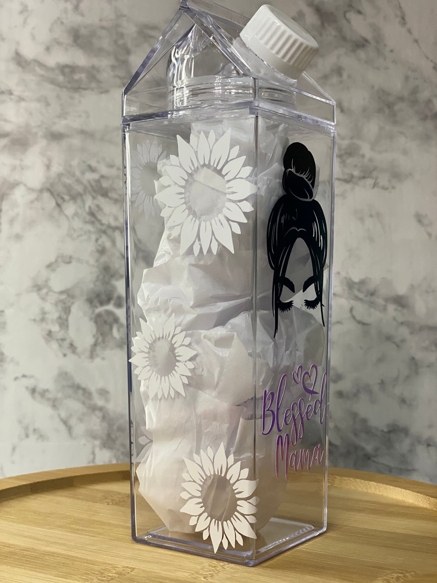 Blessed Mama Milk Carton Water Bottle