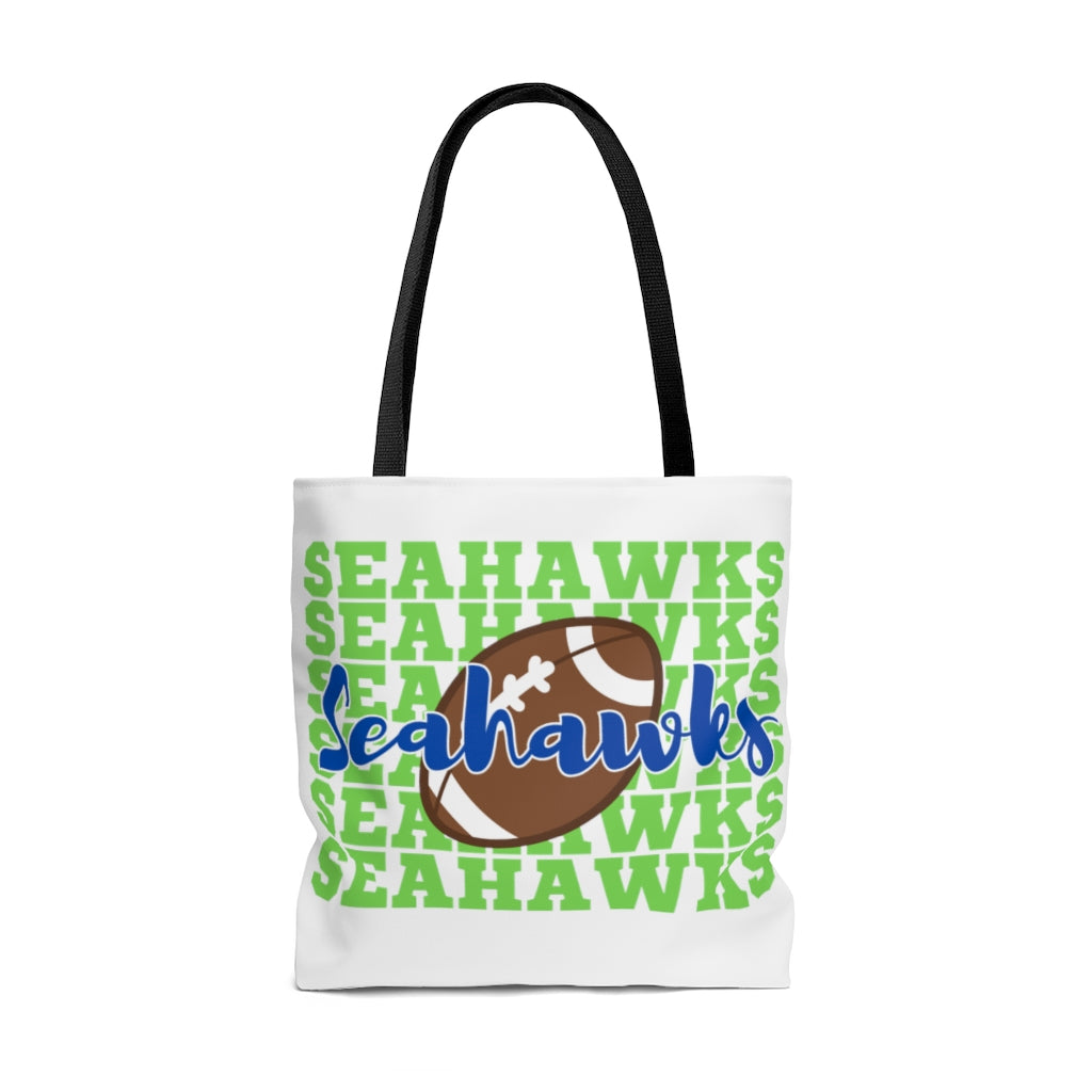 Seahawks Football Tote Bag