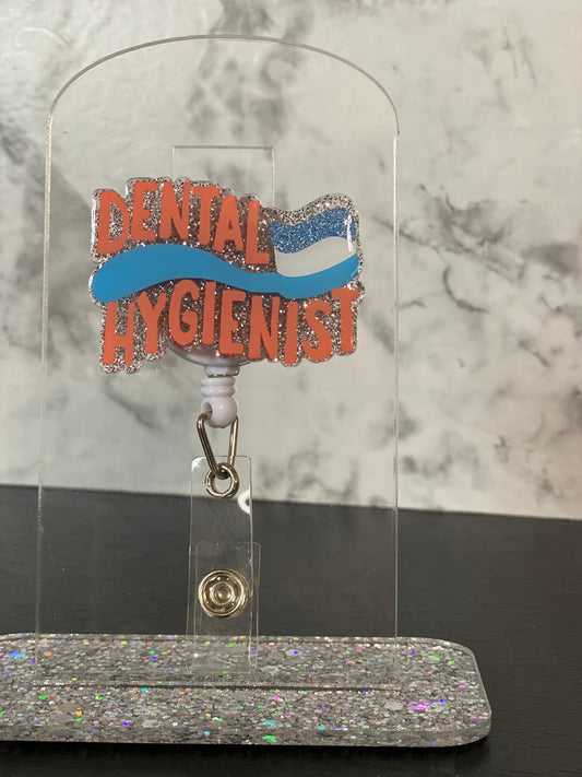 Dental Hygienist Badge Reel