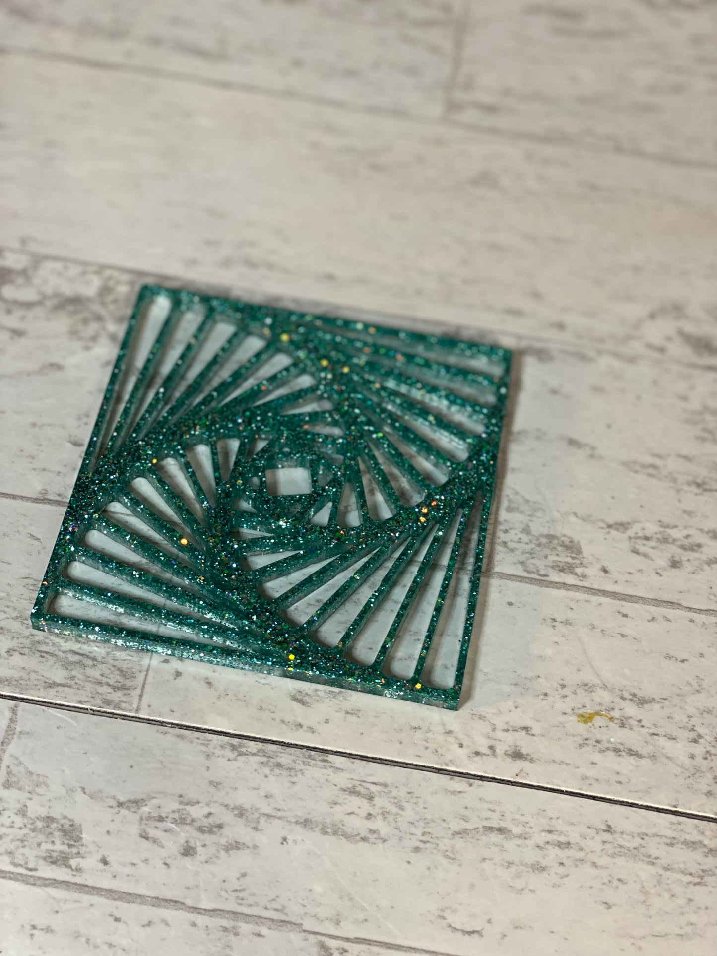 Square Abstract Coaster