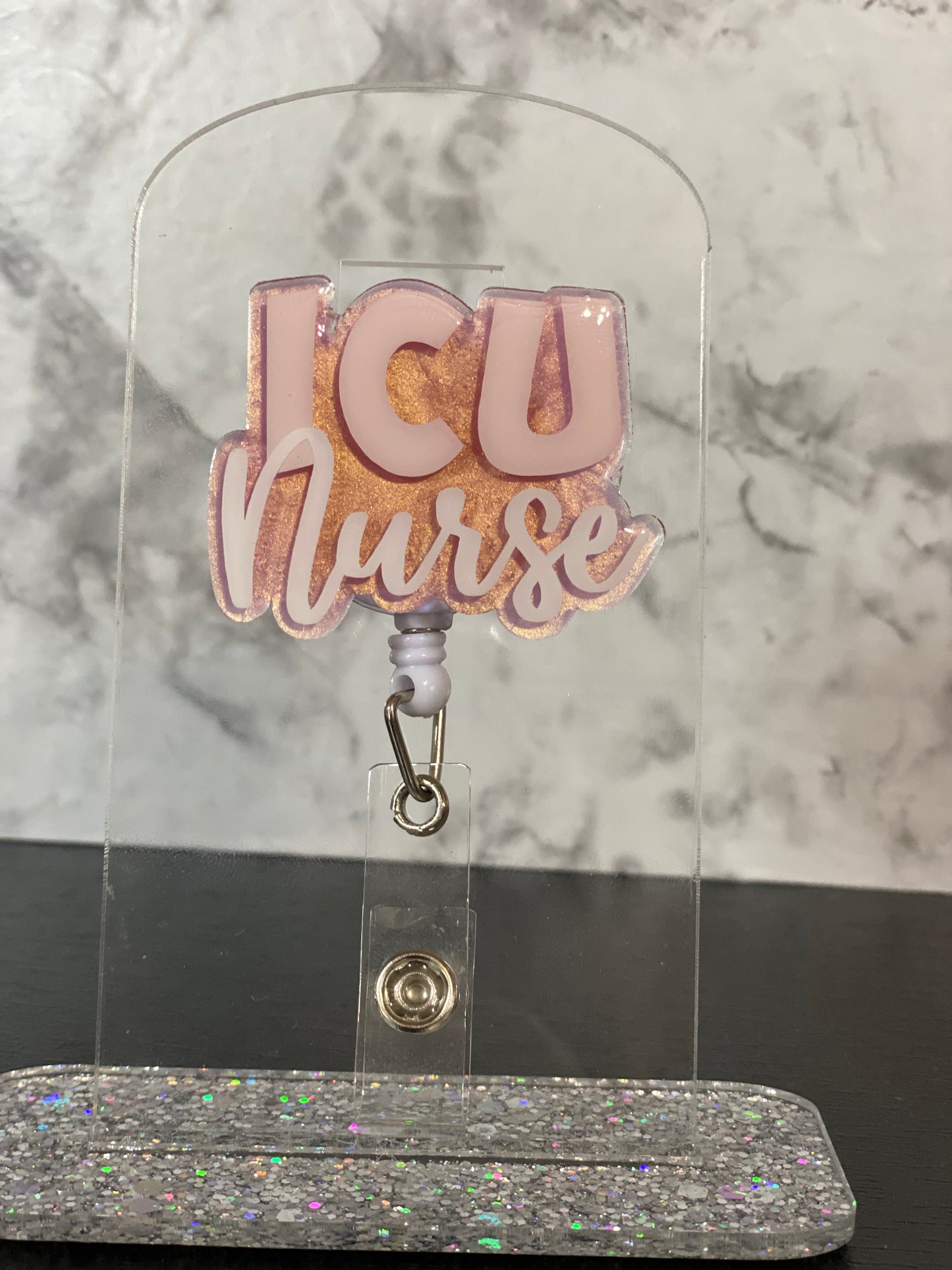 ICU Nurse Badge Reel