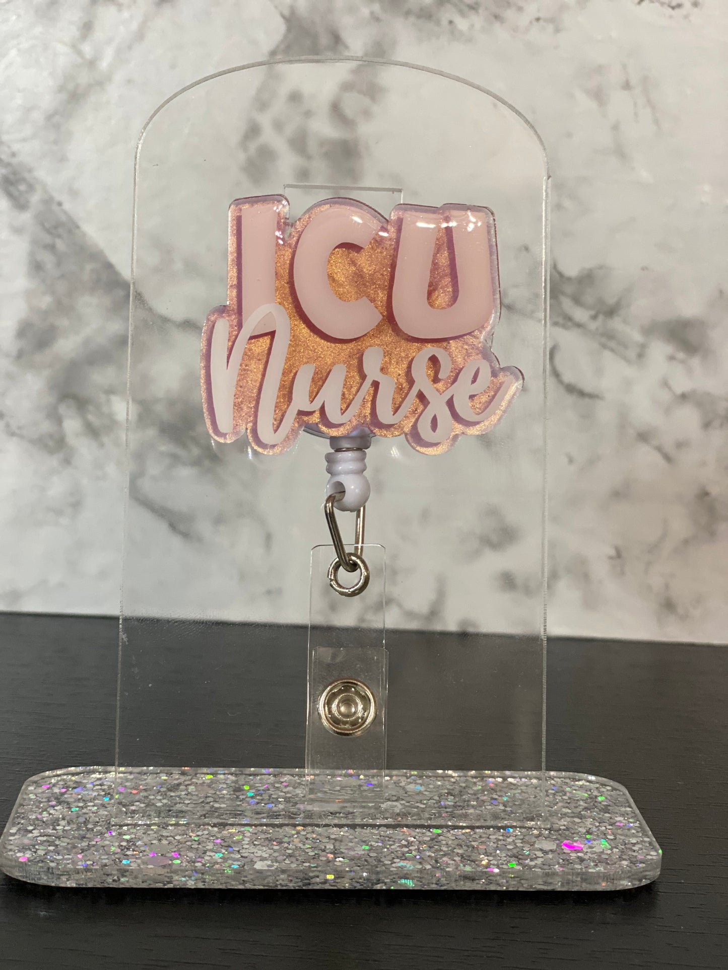 ICU Nurse Badge Reel