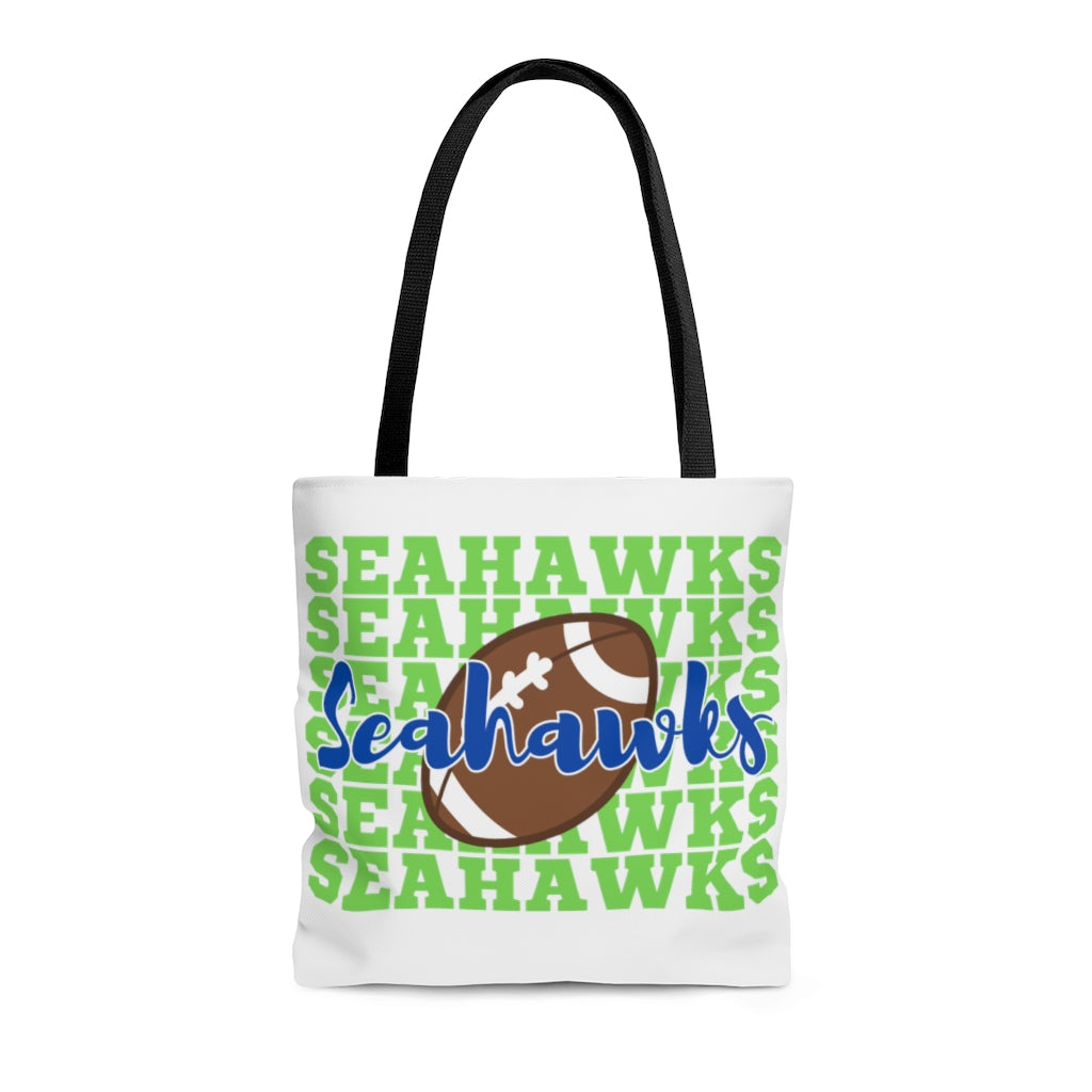 Seahawks Football Tote Bag