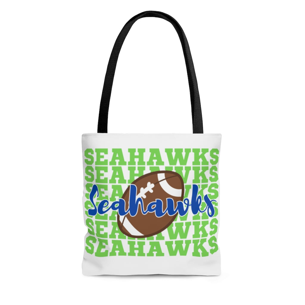 Seahawks Football Tote Bag