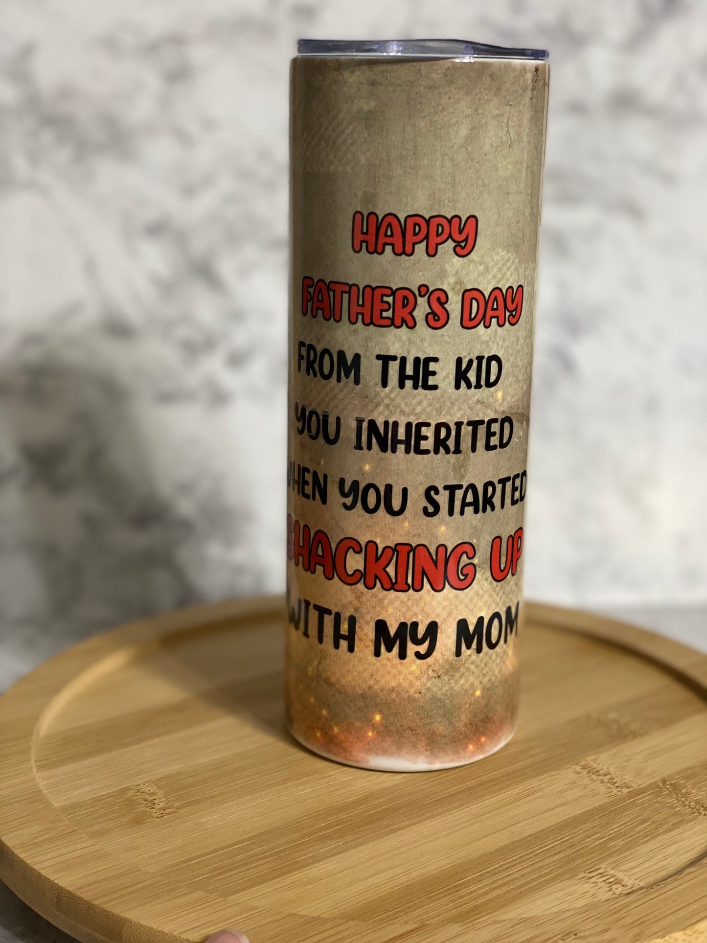20 oz Funny Fathers Day Sublimation Tumbler