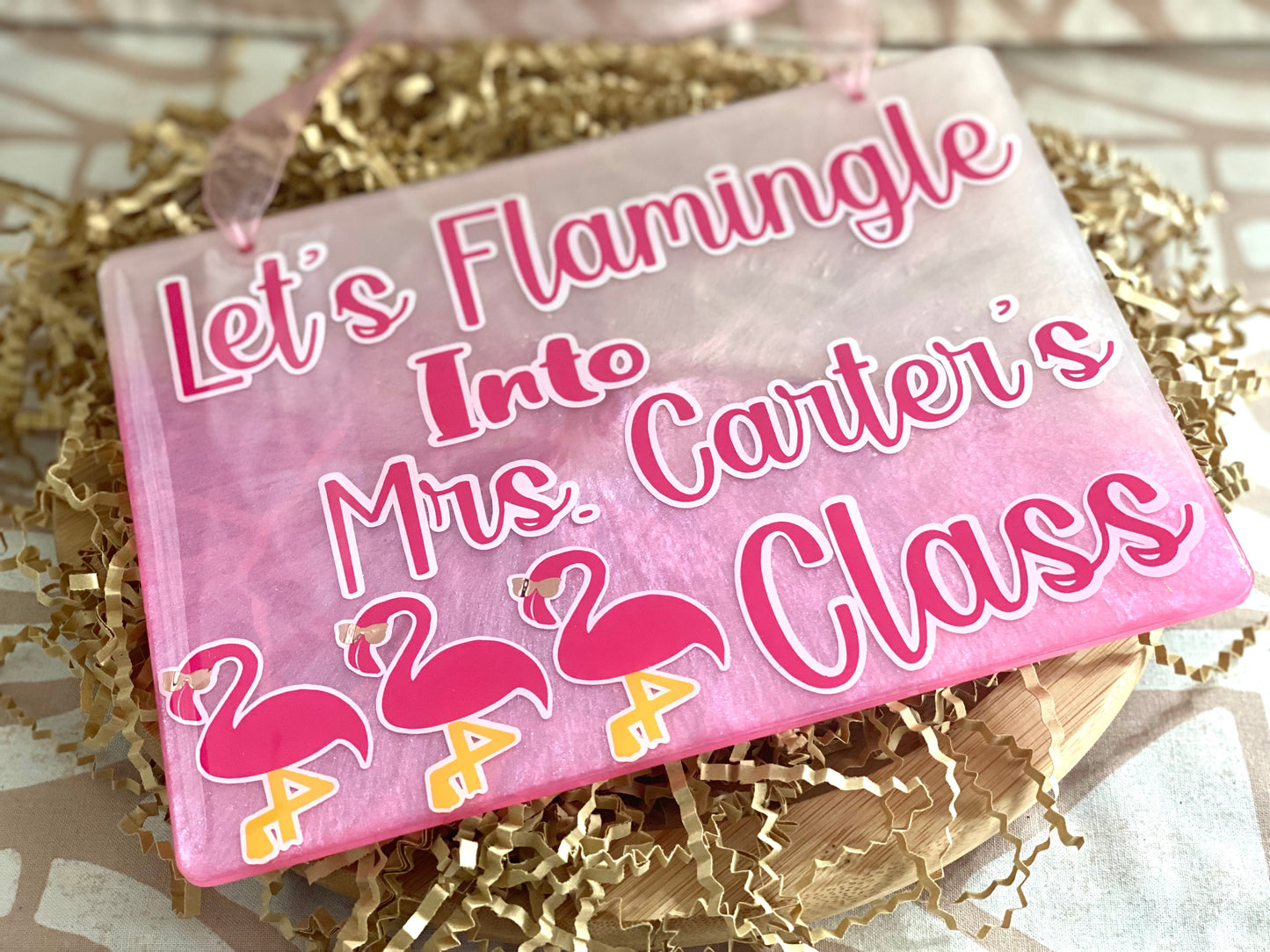 Let’s Flamingle Teacher Classroom Signs