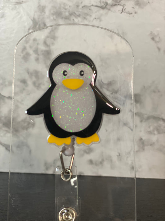 Baby Penguin Badge Reel